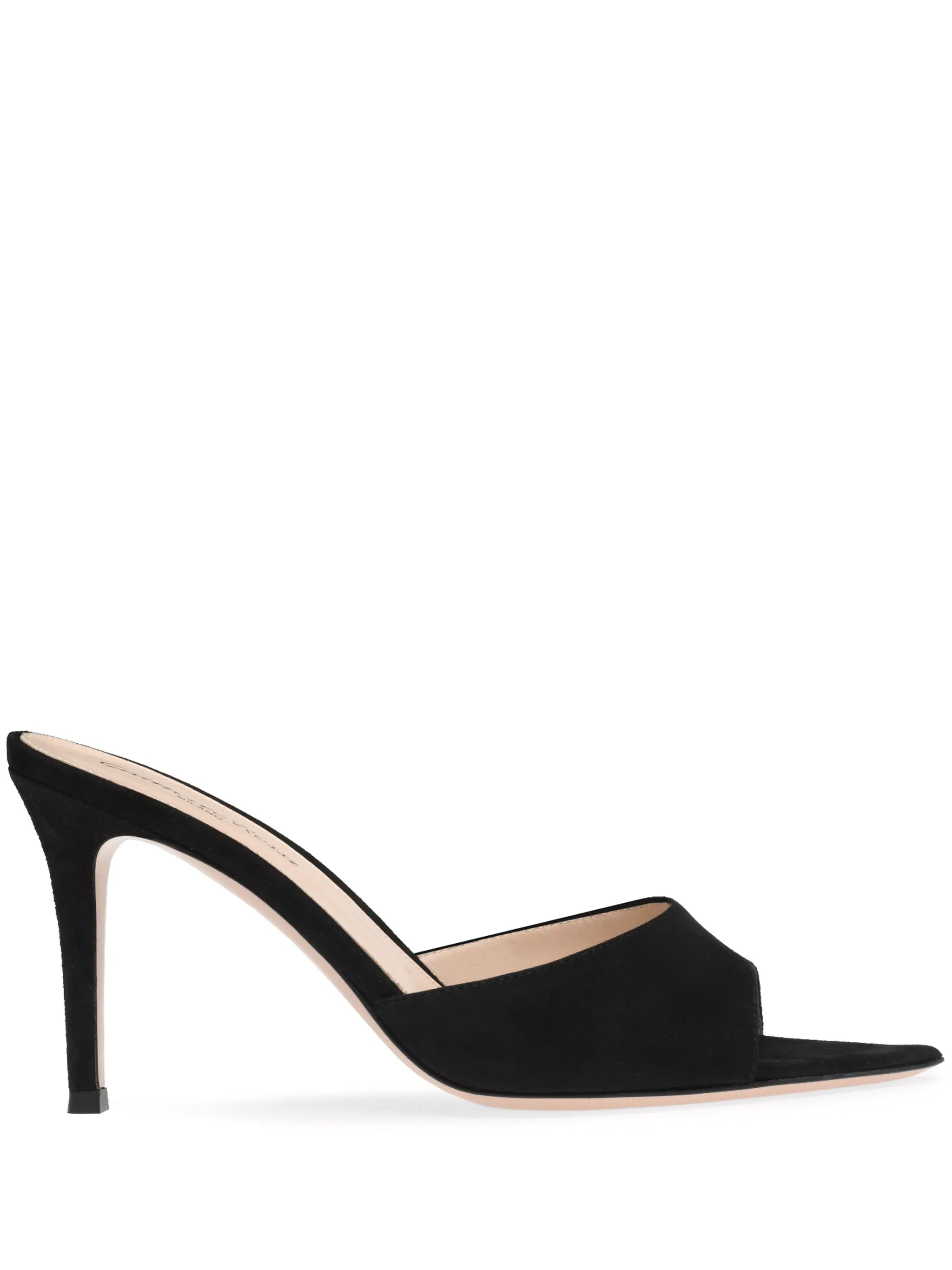 85mm Elle suede sandals