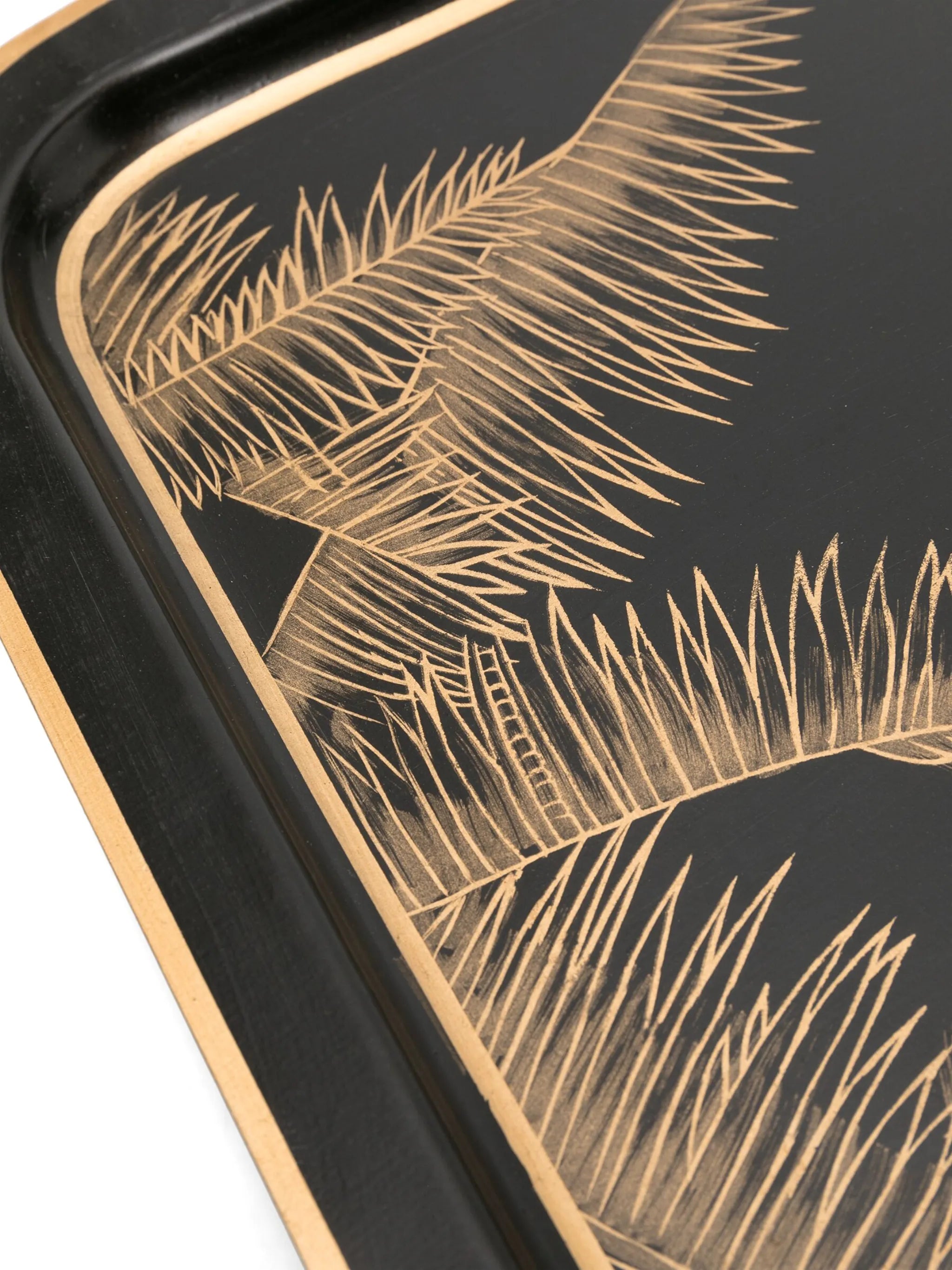 x Best Luxury Shop palm tree-print iron tray (43cm x 30cm)