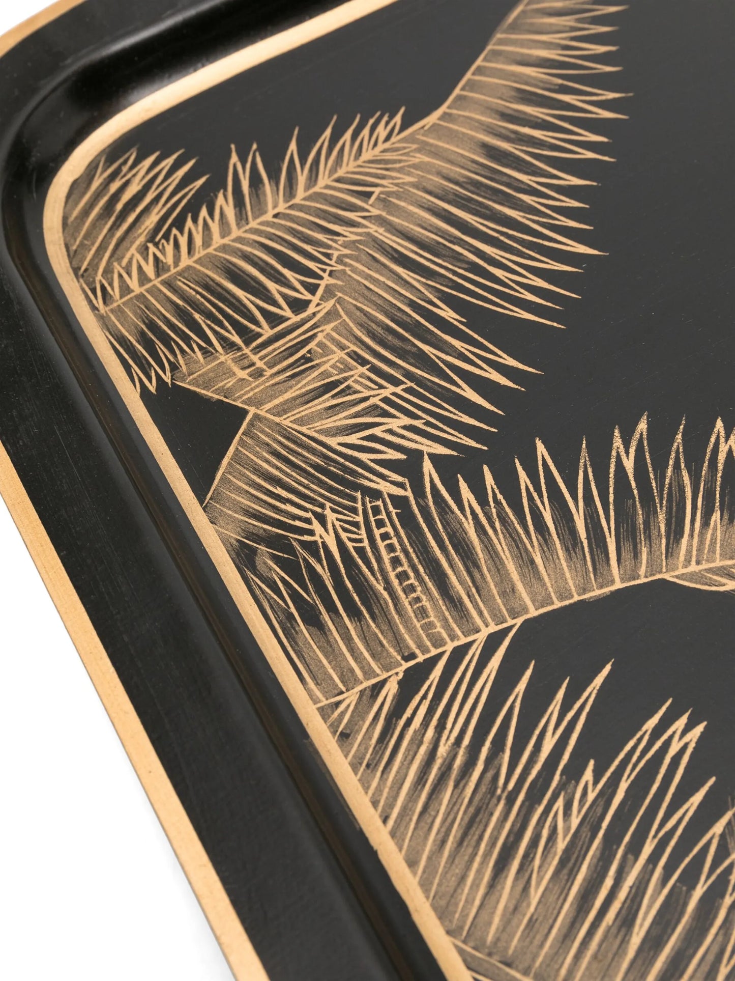 x Best Luxury Shop palm tree-print iron tray (43cm x 30cm)