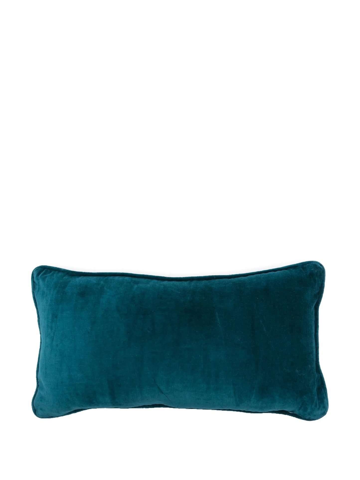 x Best Luxury Shop leaves-embroidered velvet cushion (30cm x 60cm)