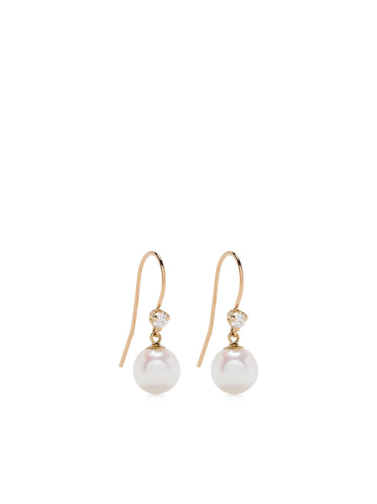 14kt gold wire hook earrings