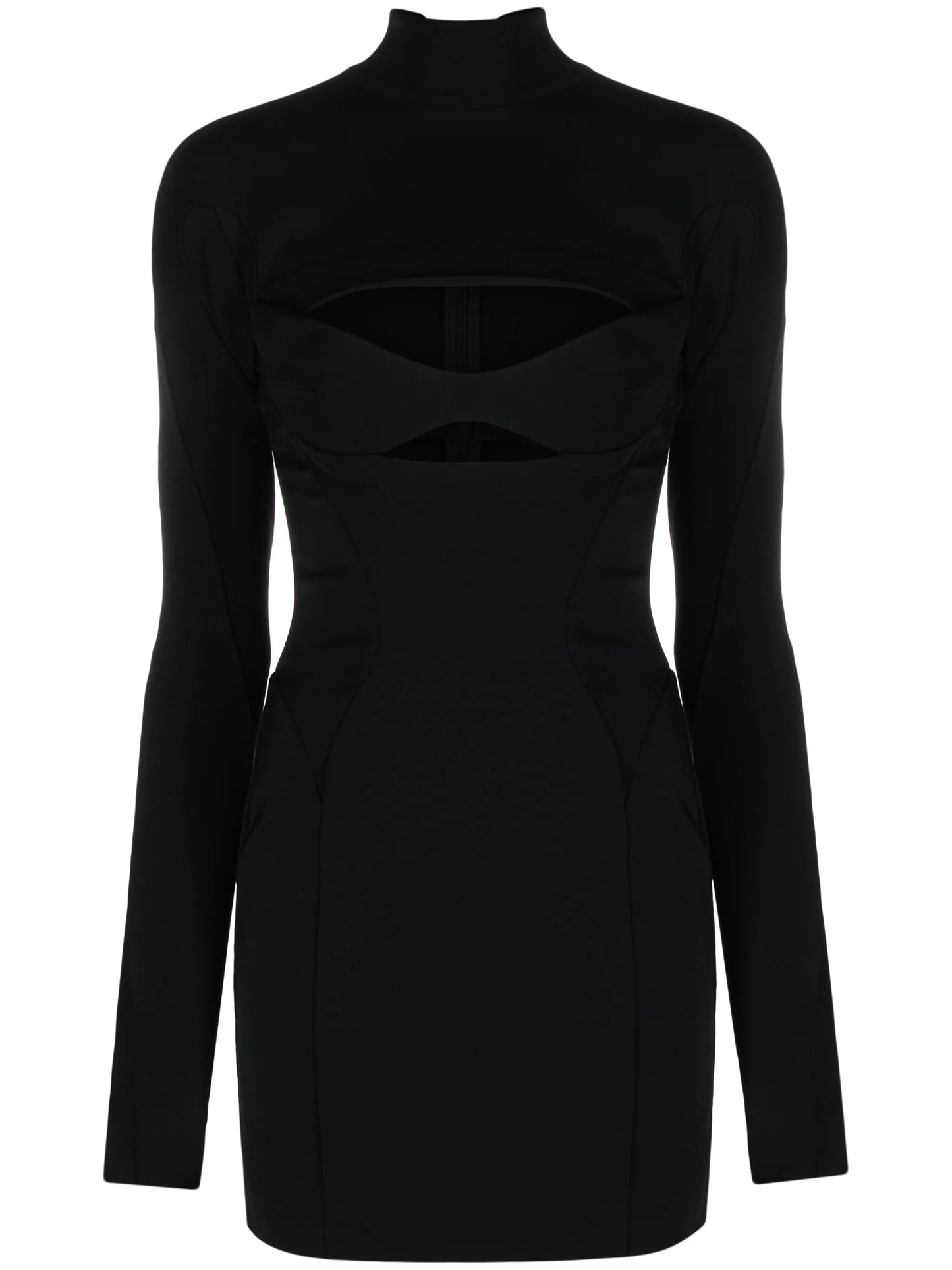 cut-out panelled minidress
