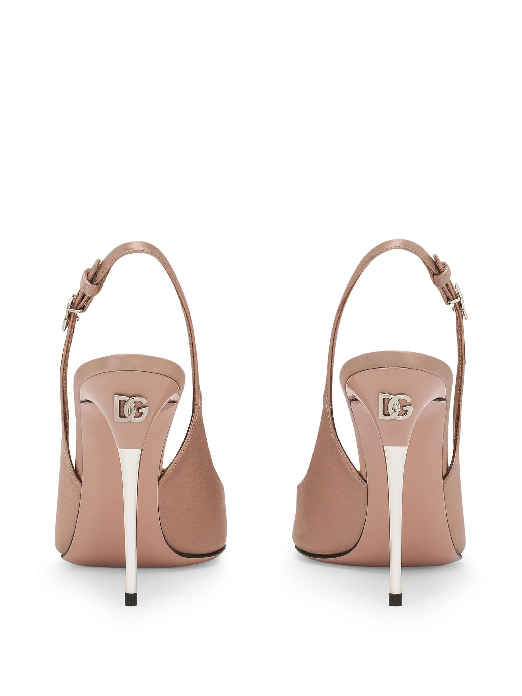 105mm slingback leather pumps