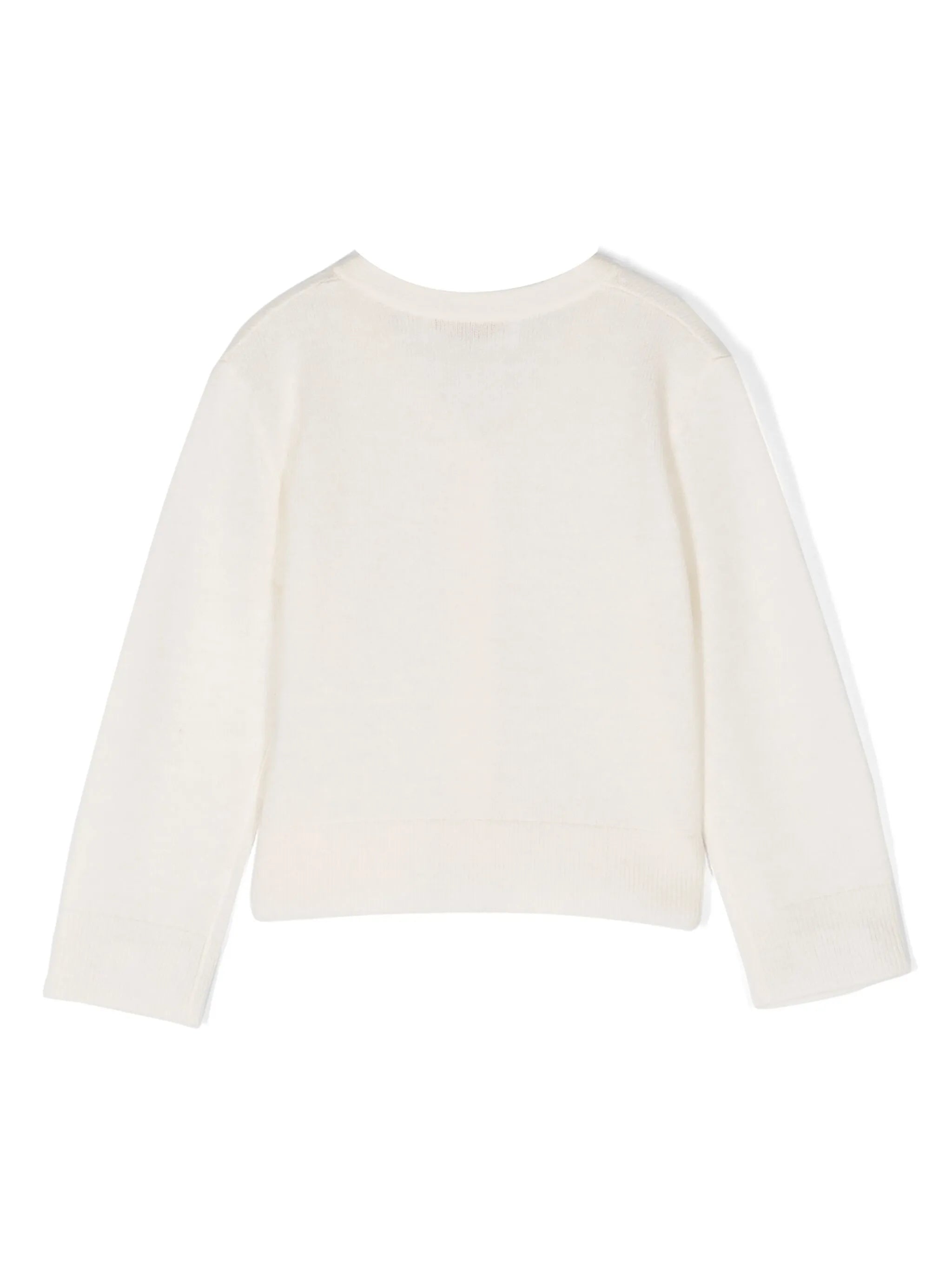 rhinestone-embellished cashmere cardigan