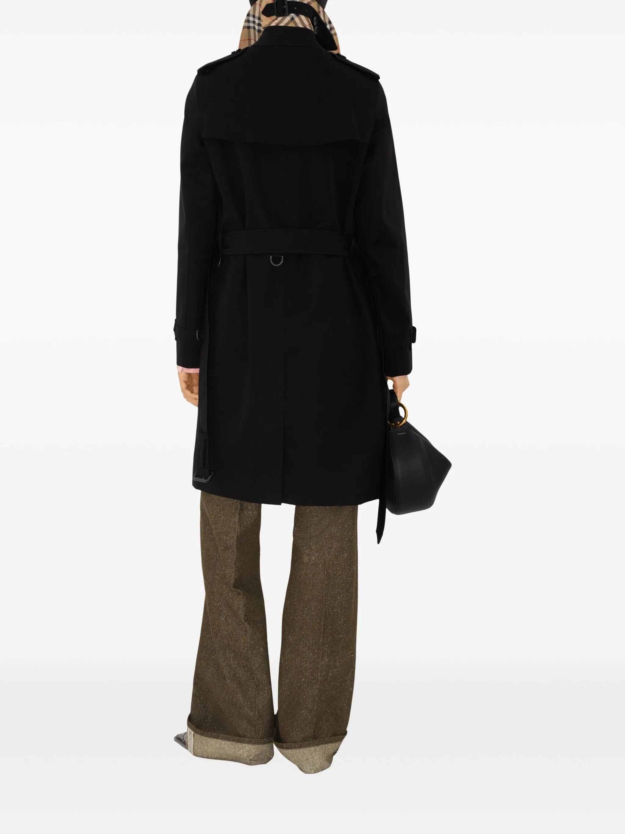 double-breasted cotton coat