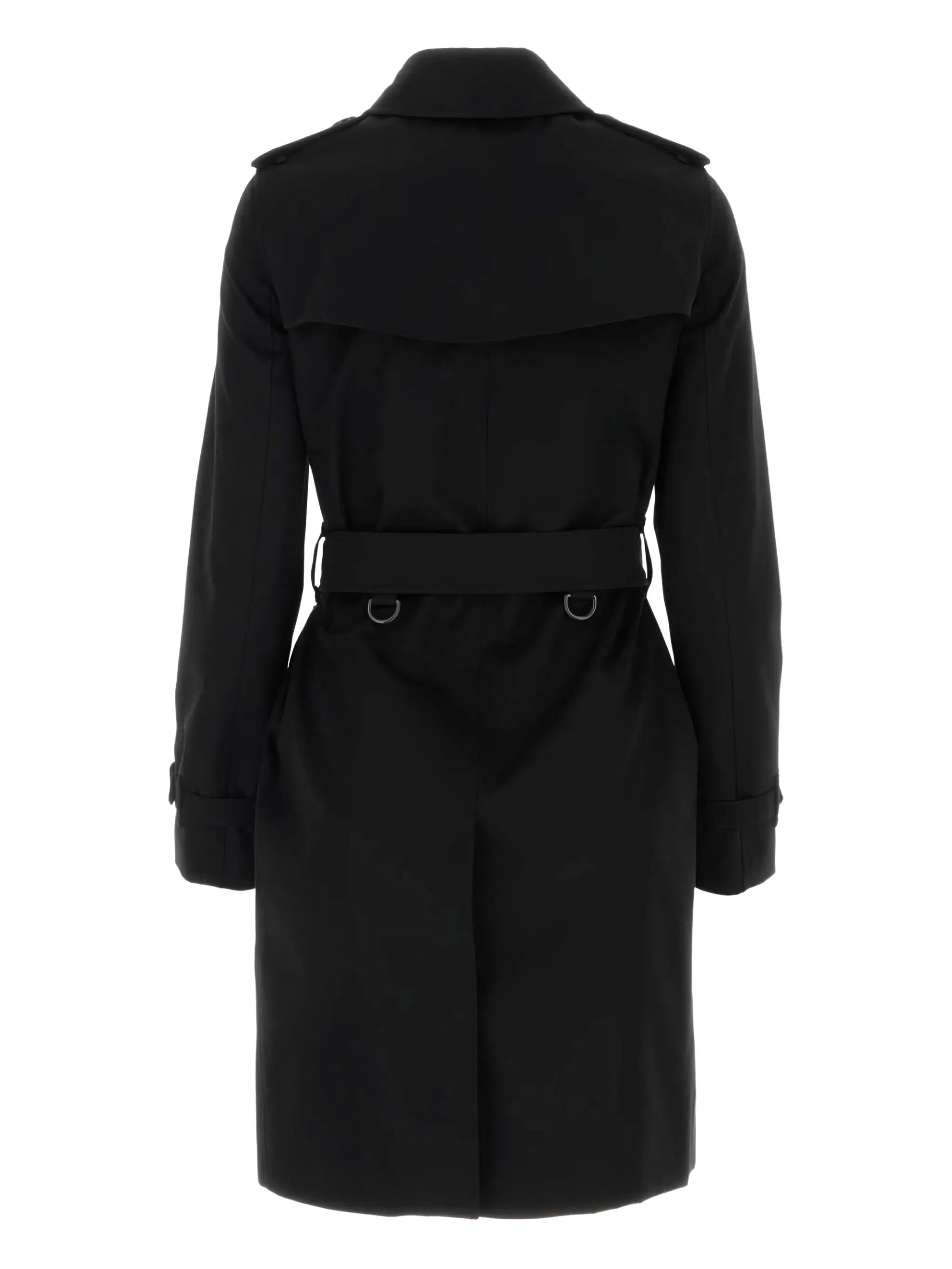 double-breasted cotton coat