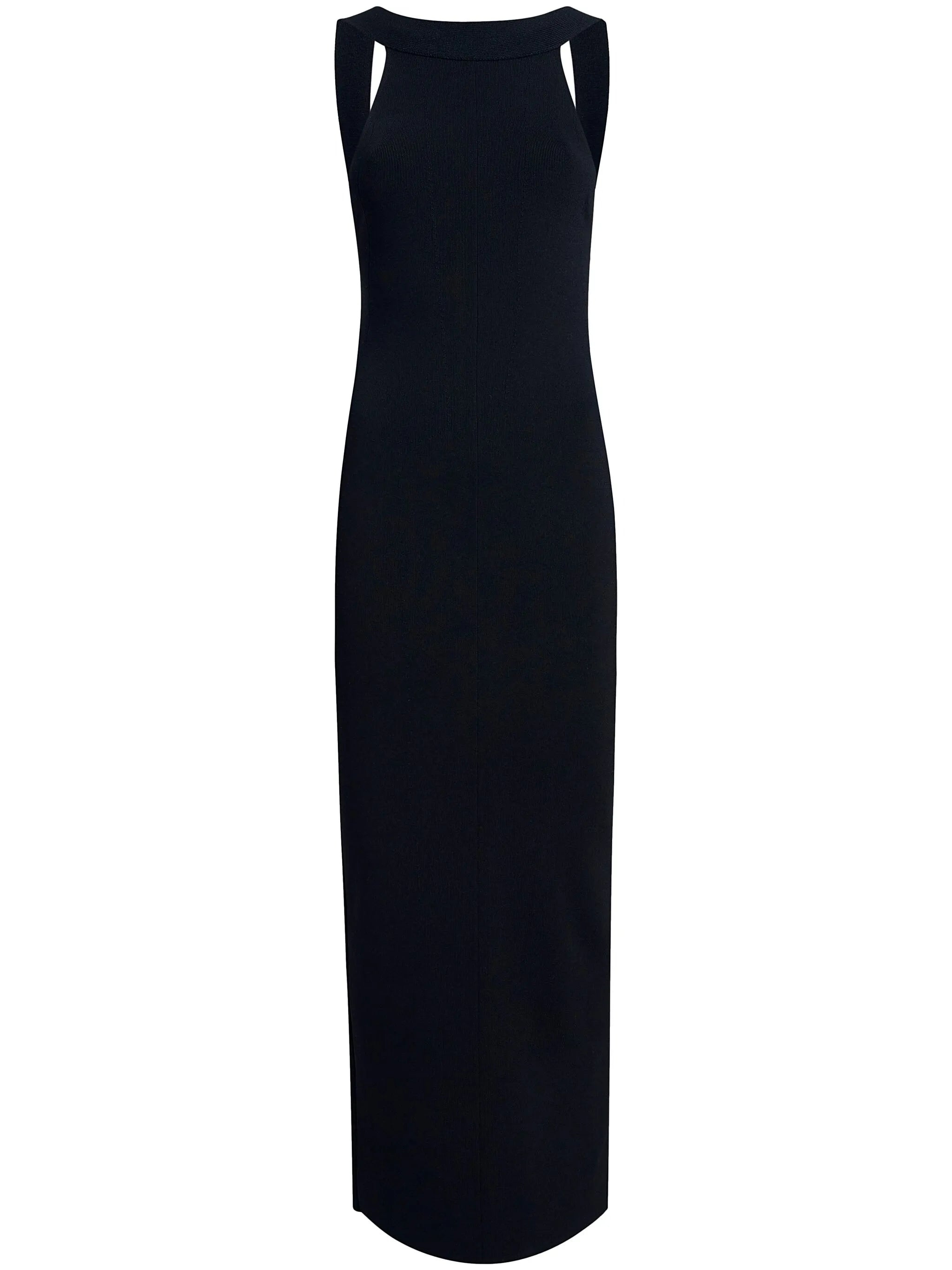 Media open-back midi dress
