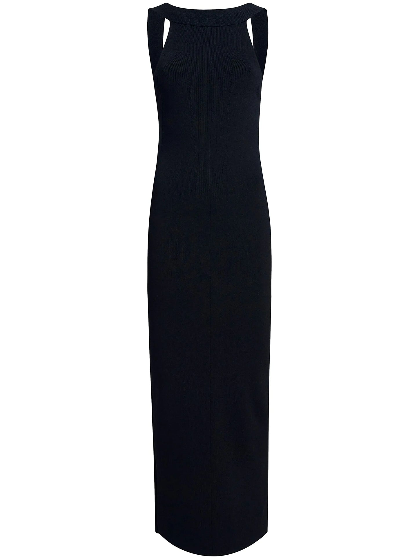 Media open-back midi dress