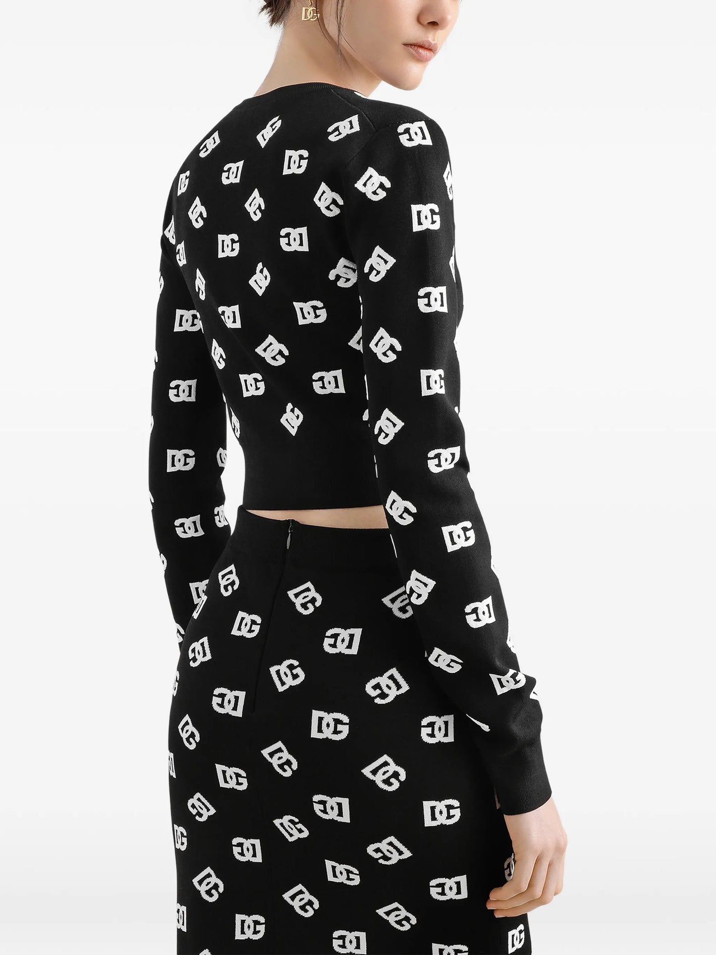 DG-logo jacquard sweater