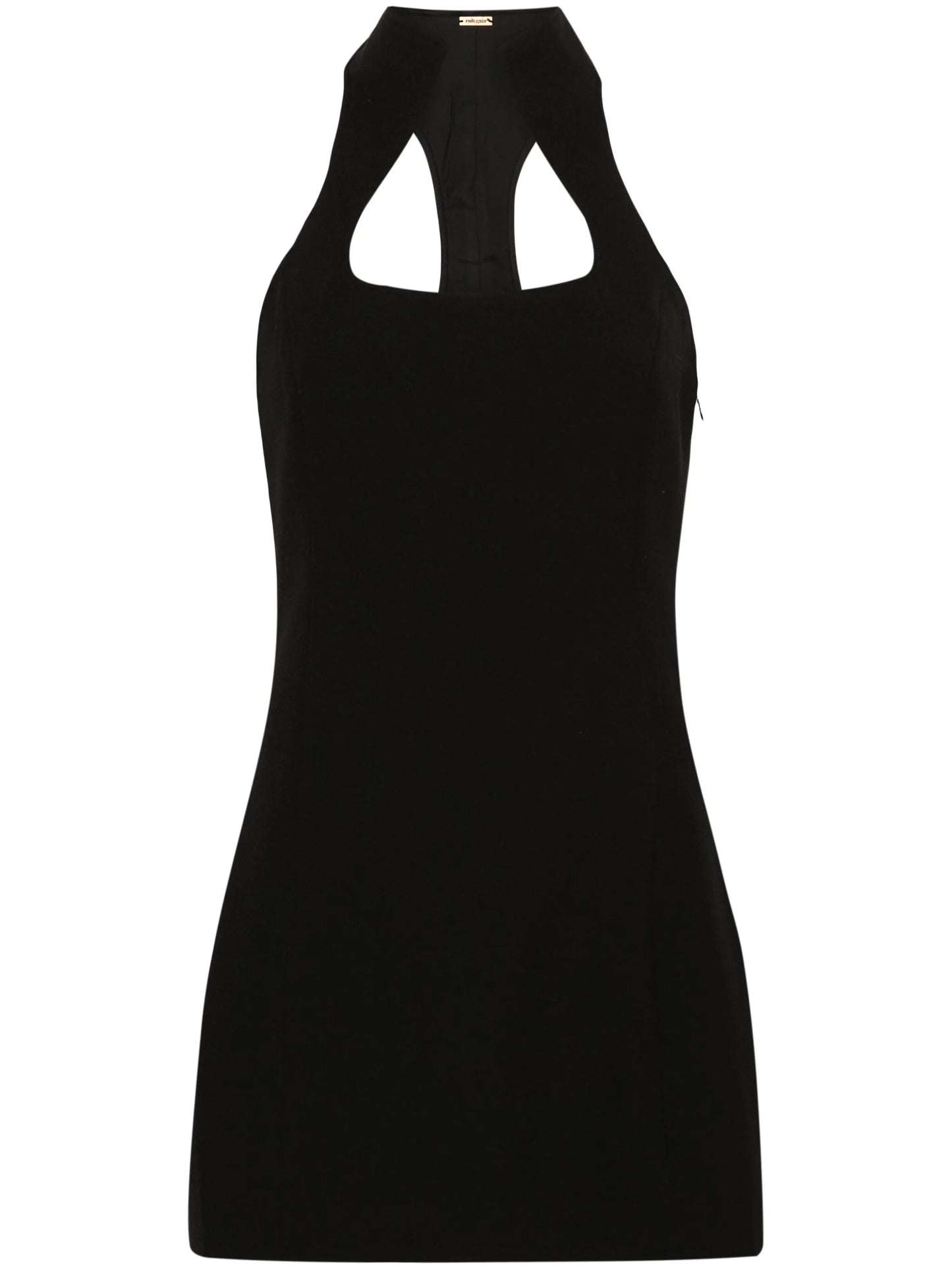 Akaia high-collar minidress