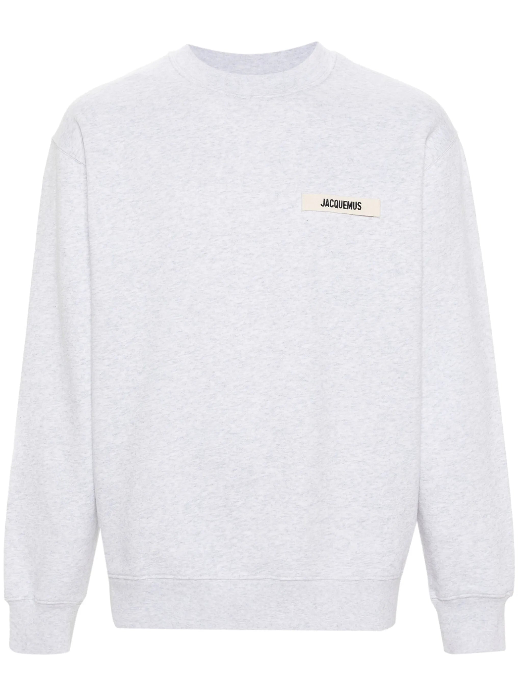 logo-patch cotton sweatshirt