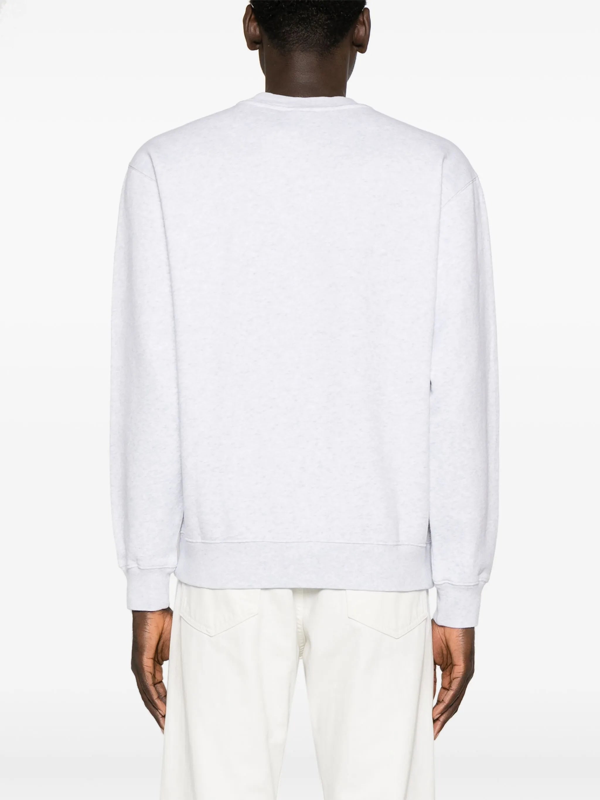 logo-patch cotton sweatshirt