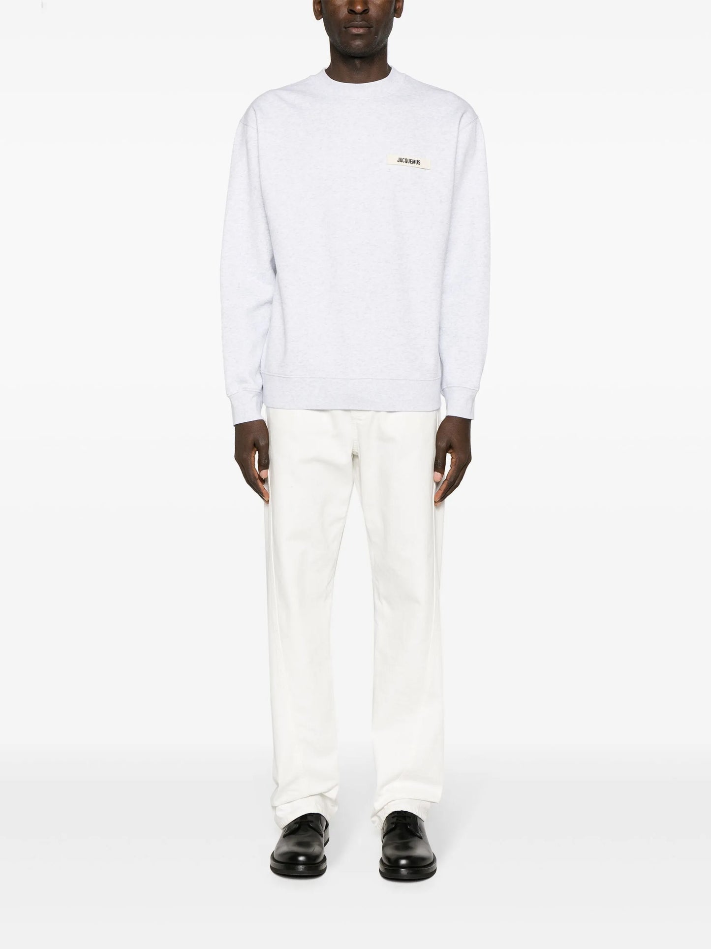 logo-patch cotton sweatshirt