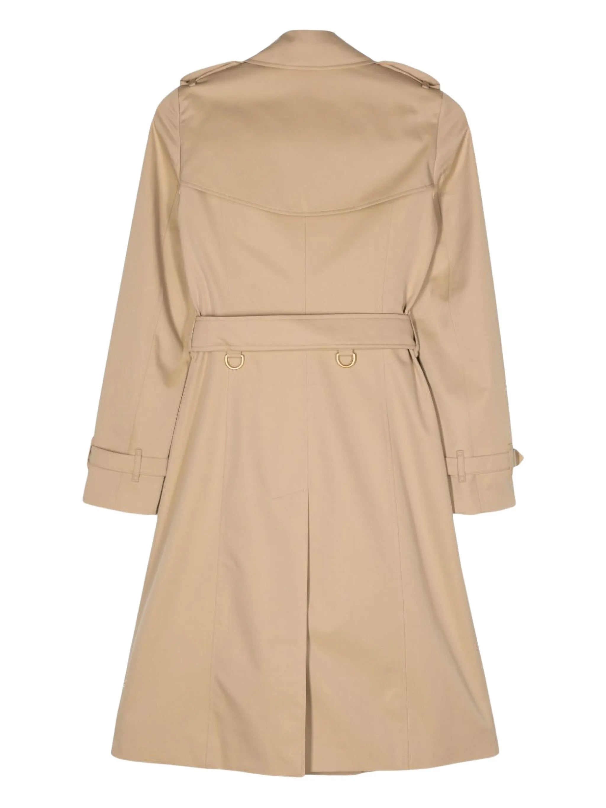 double-breasted trench coat