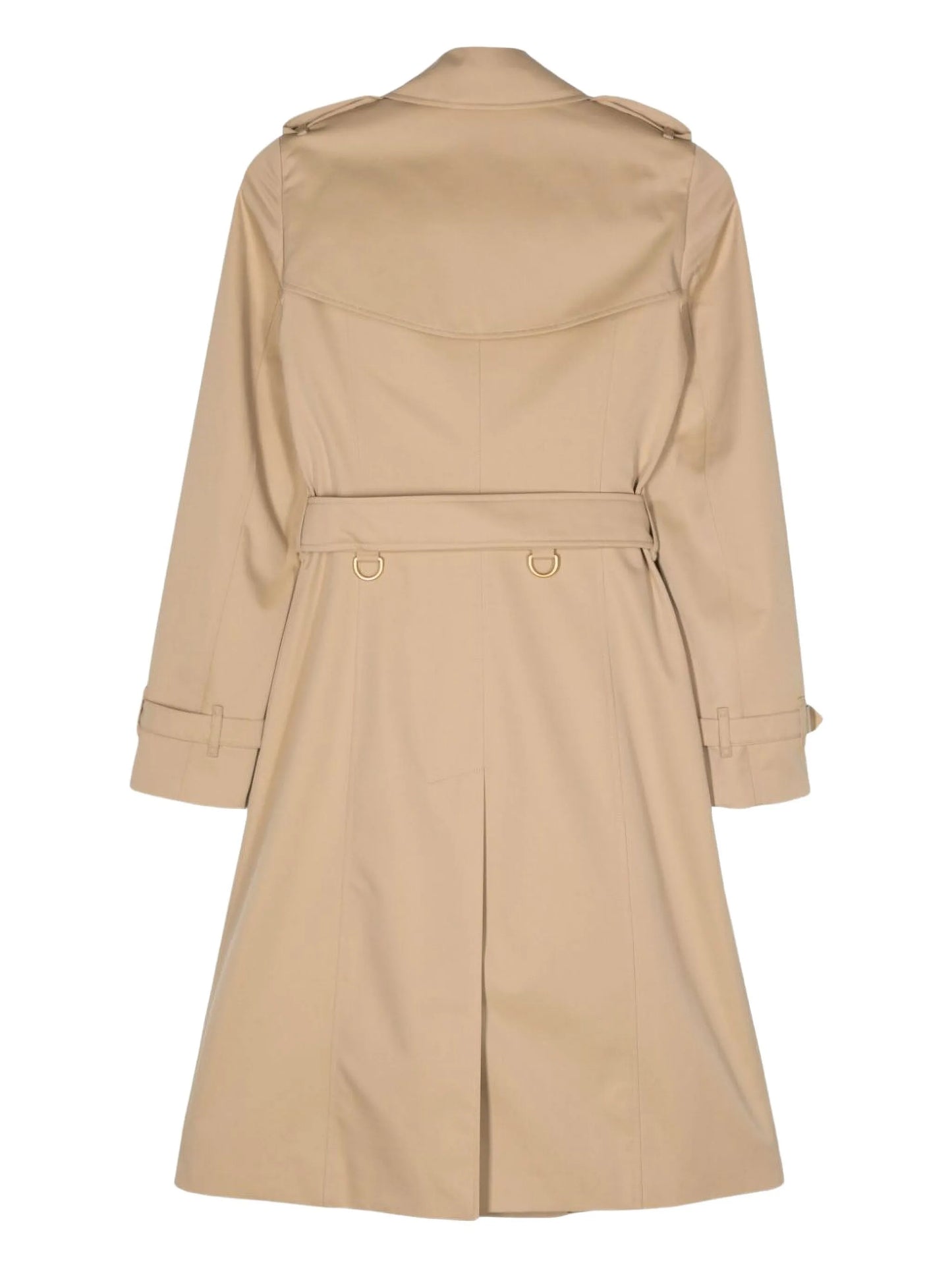 double-breasted trench coat