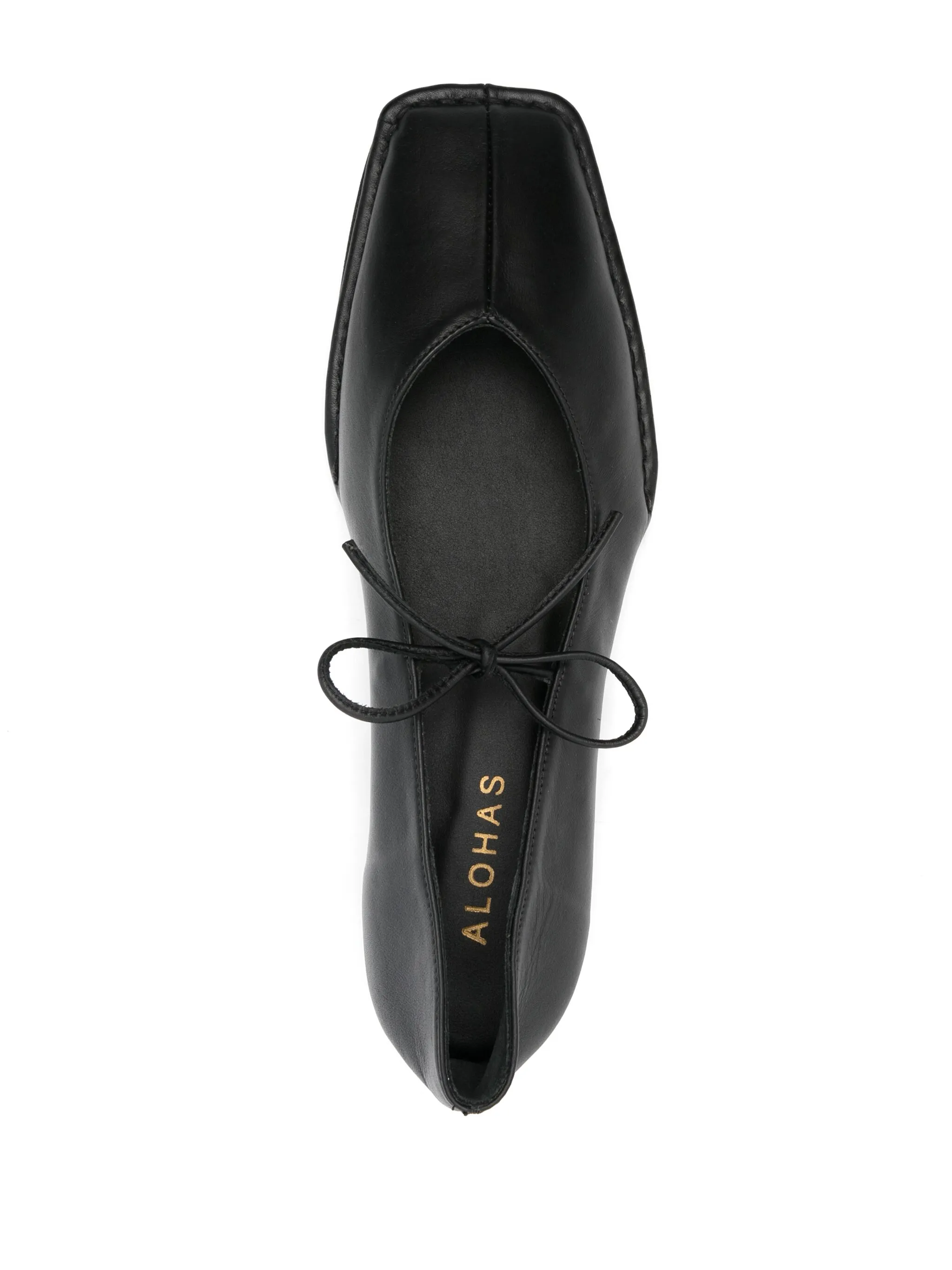 Sway leather ballerina shoes