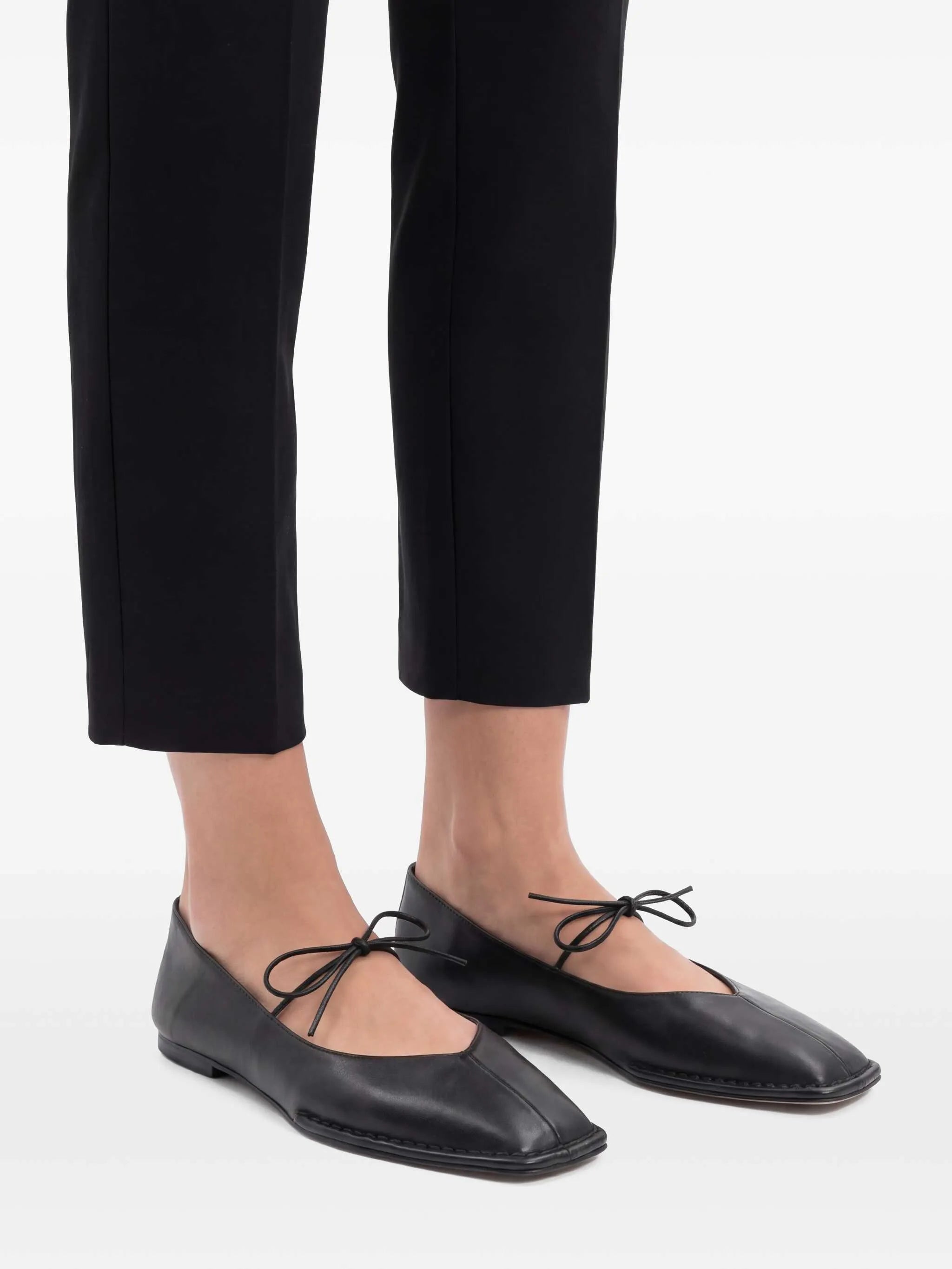 Sway leather ballerina shoes