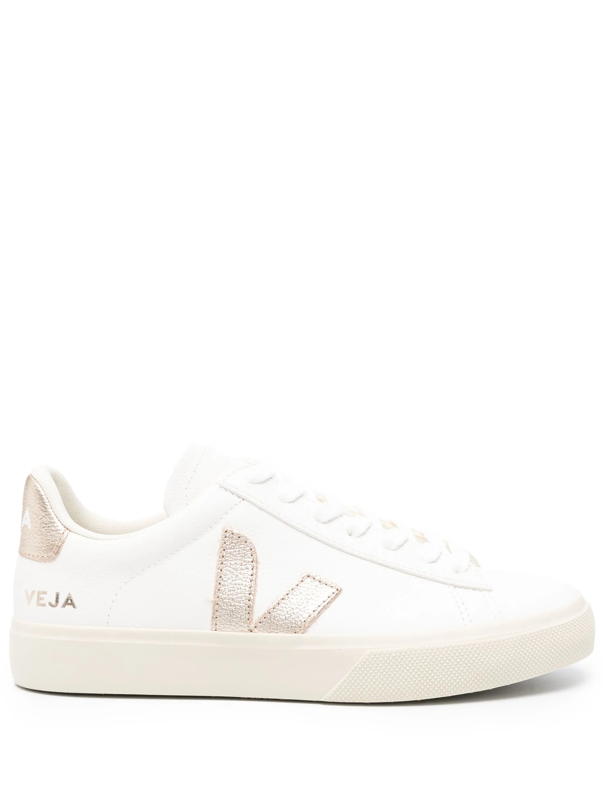 Field metallic-logo low-top sneakers