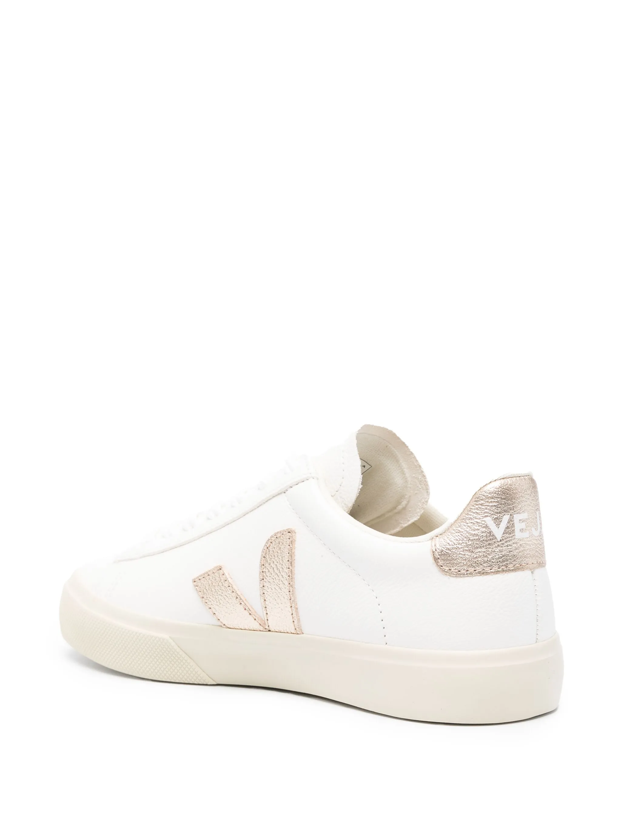 Field metallic-logo low-top sneakers