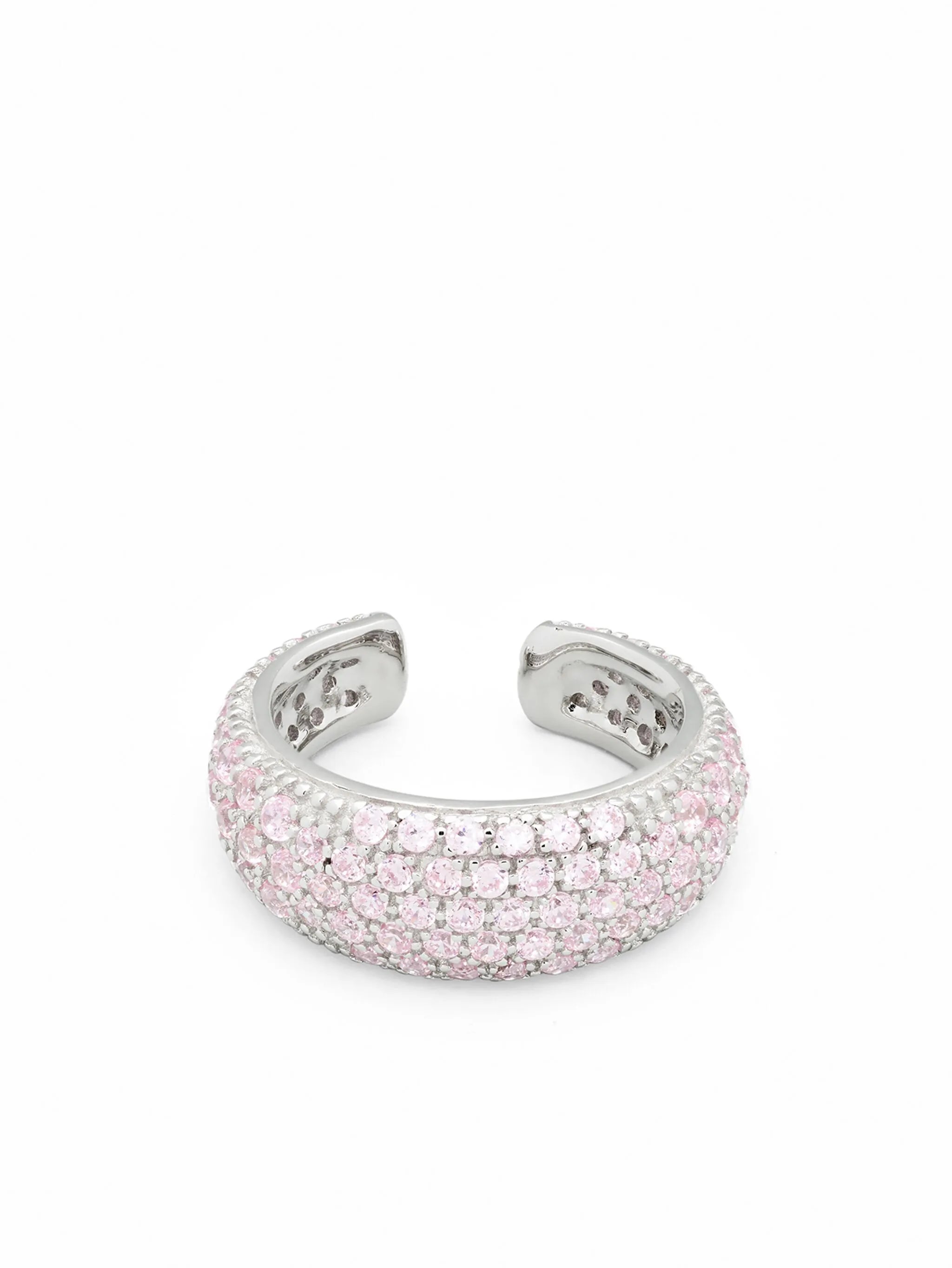 crystal-embellished thick ear cuff