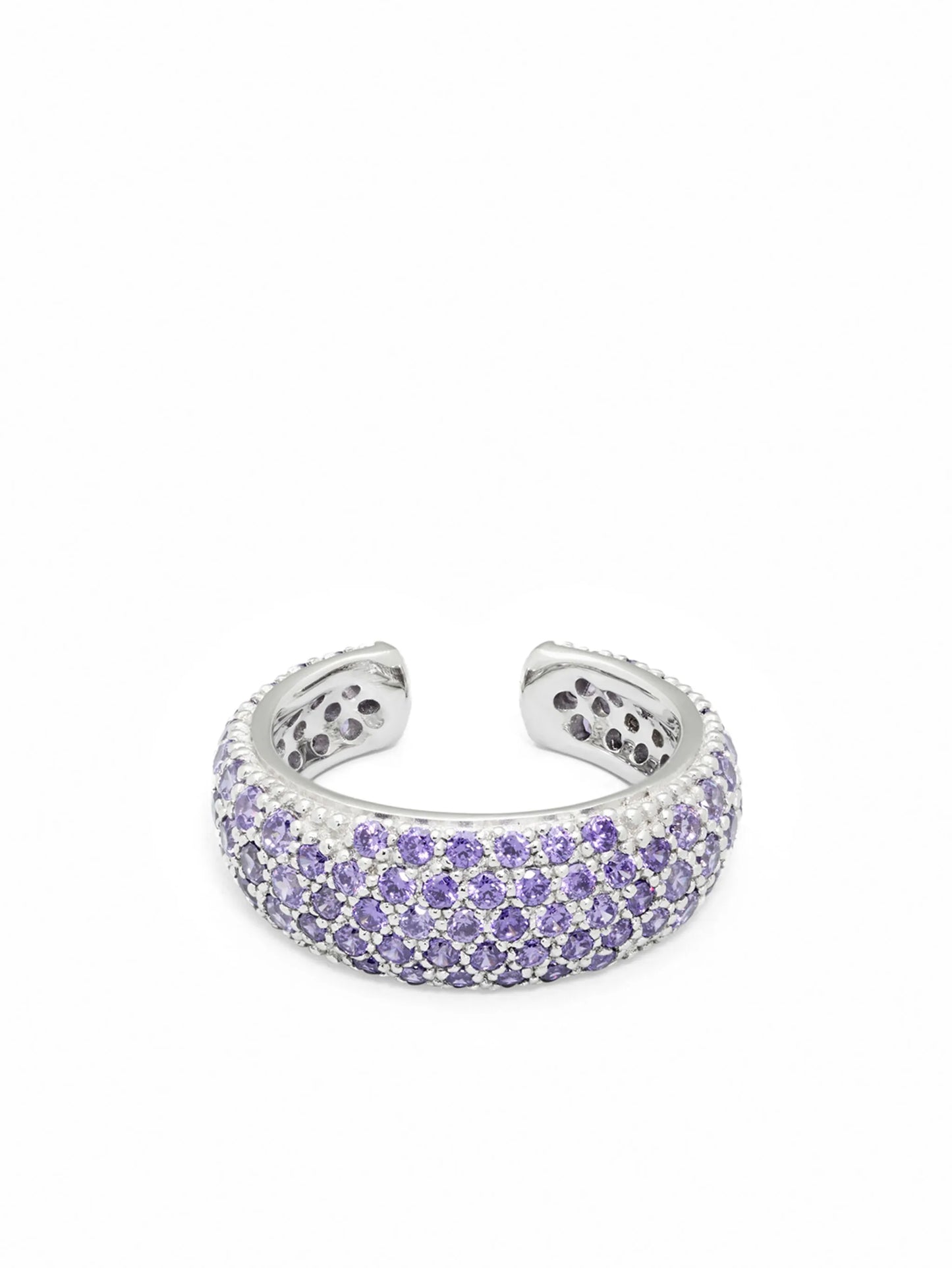 crystal-embellished thick ear cuff