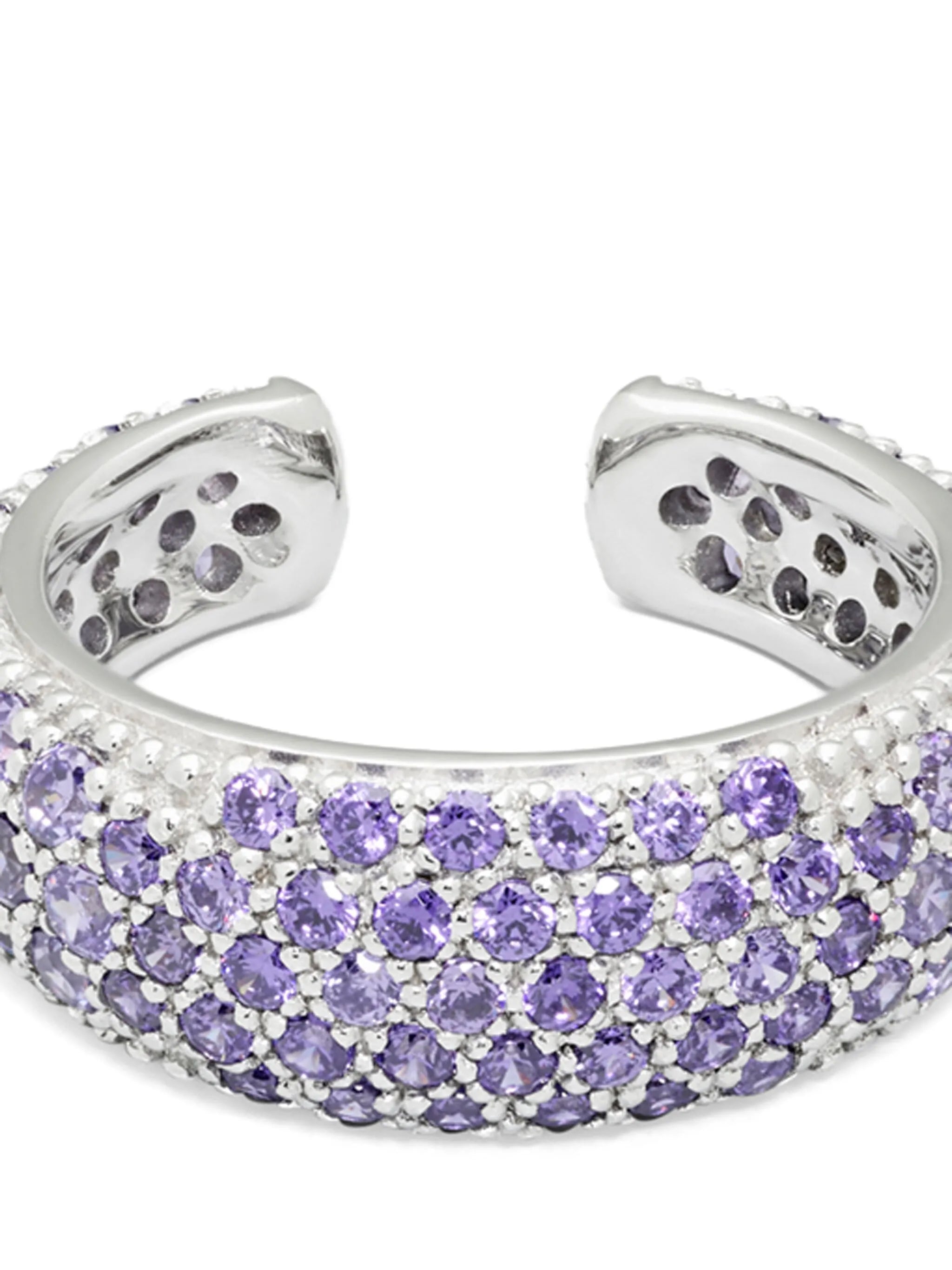 crystal-embellished thick ear cuff