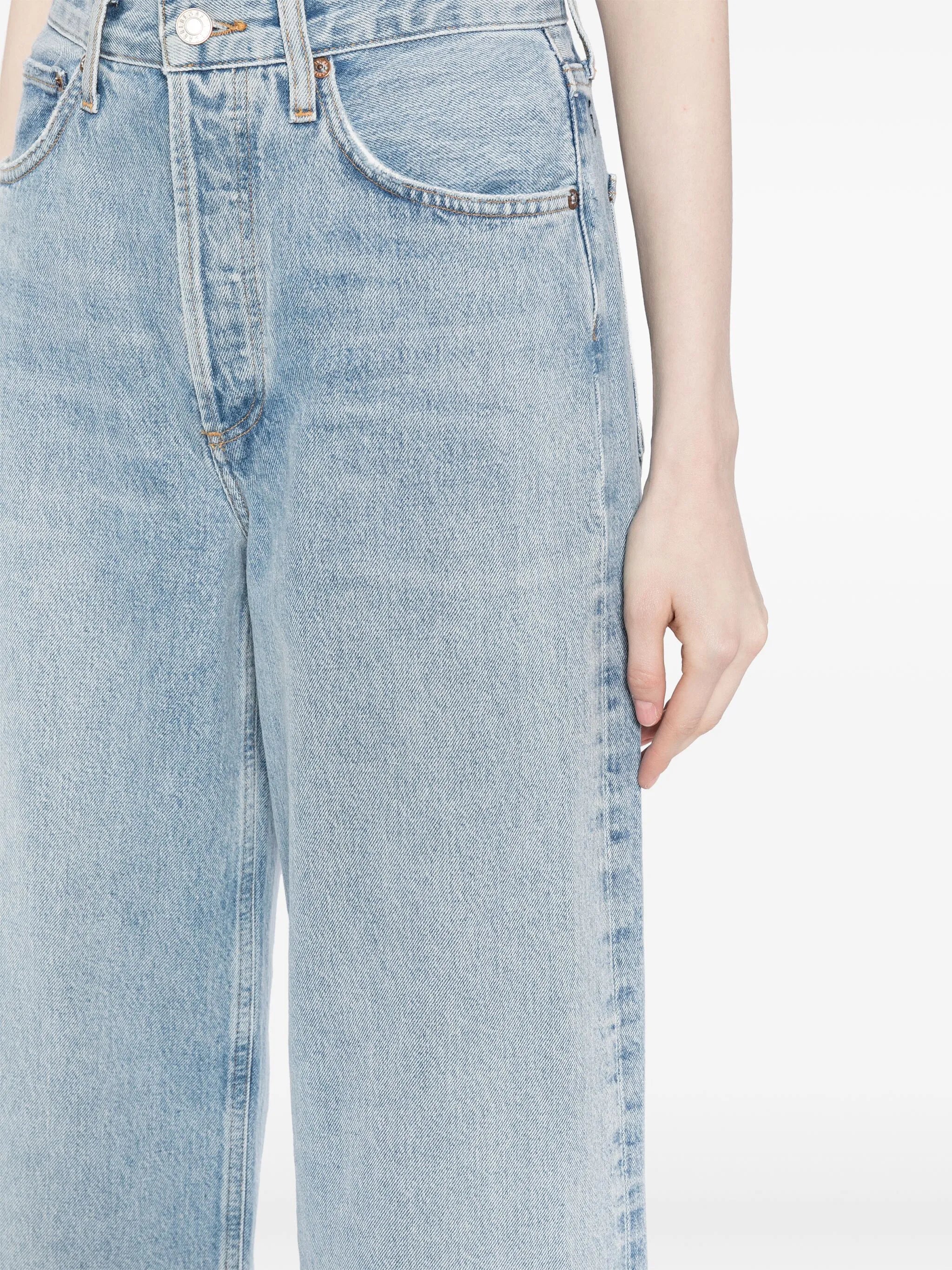 Dame high-rise wide-leg jeans