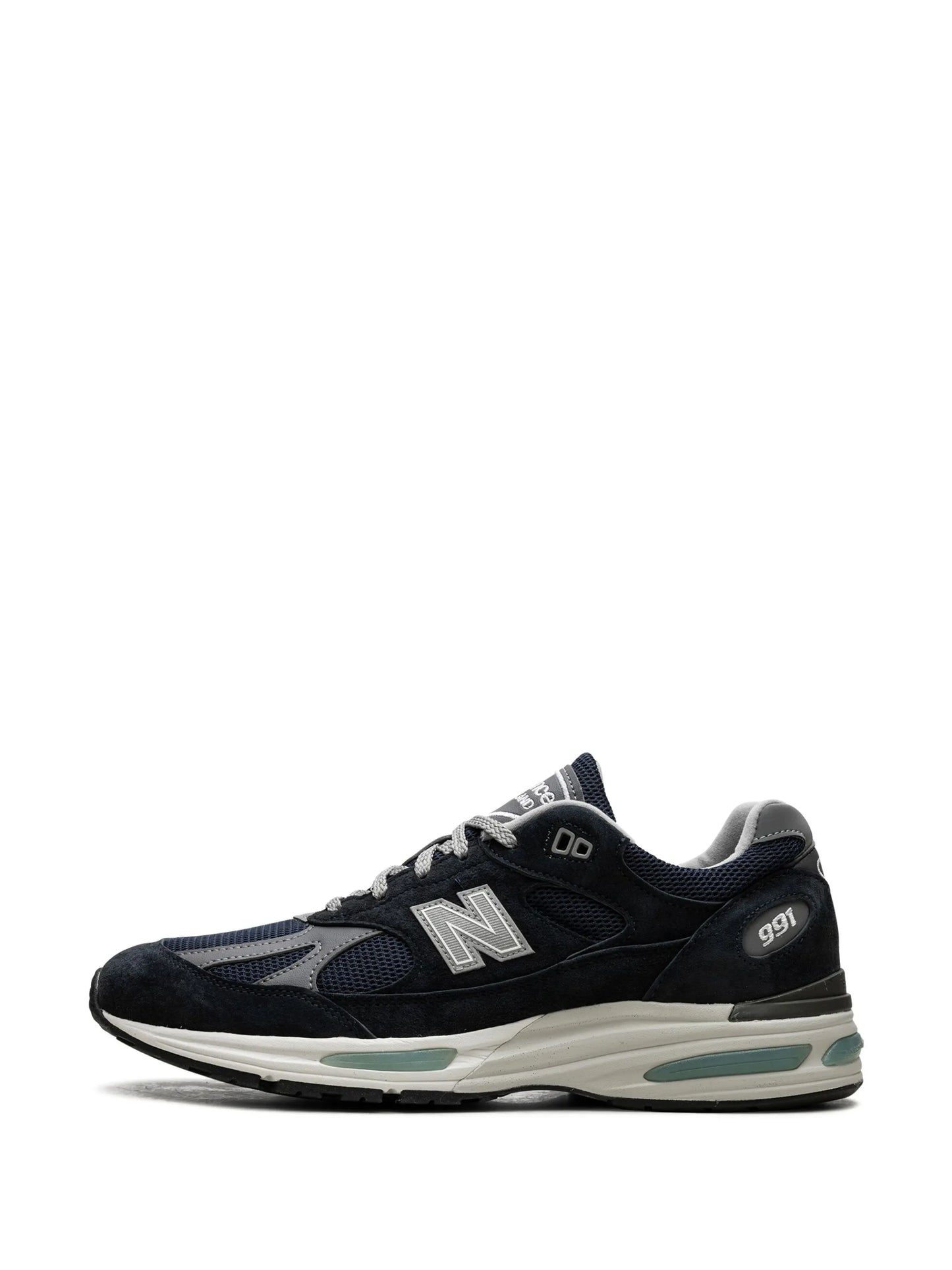 991v2 "Dark Navy" suede sneakers