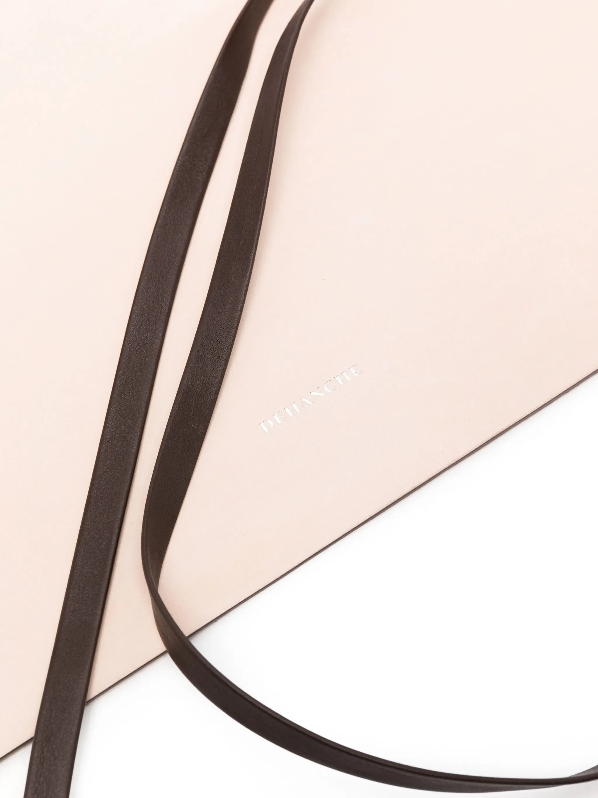 Undone corset chocolate suede belt