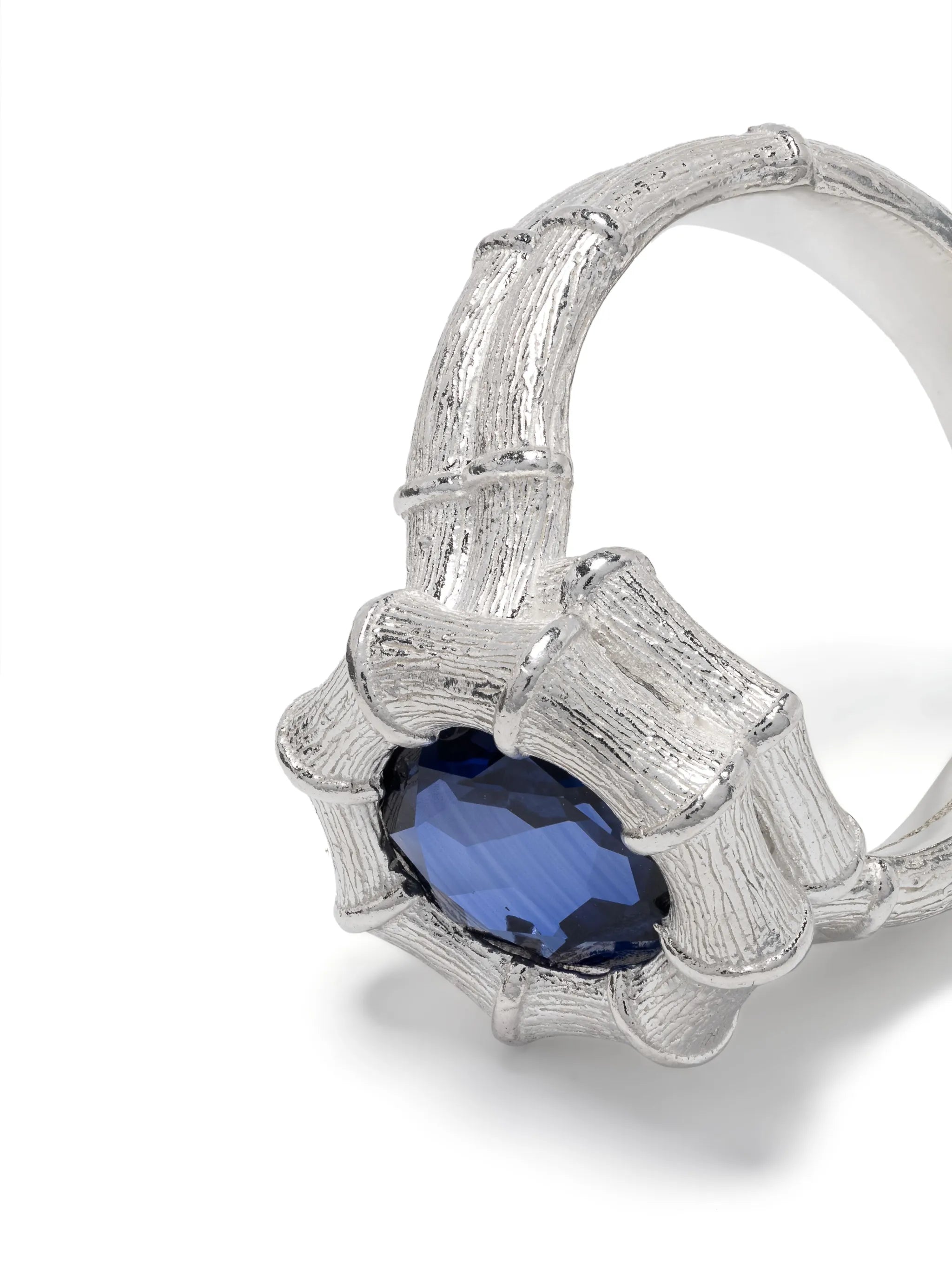 Bound Willow blue sapphire cocktail ring