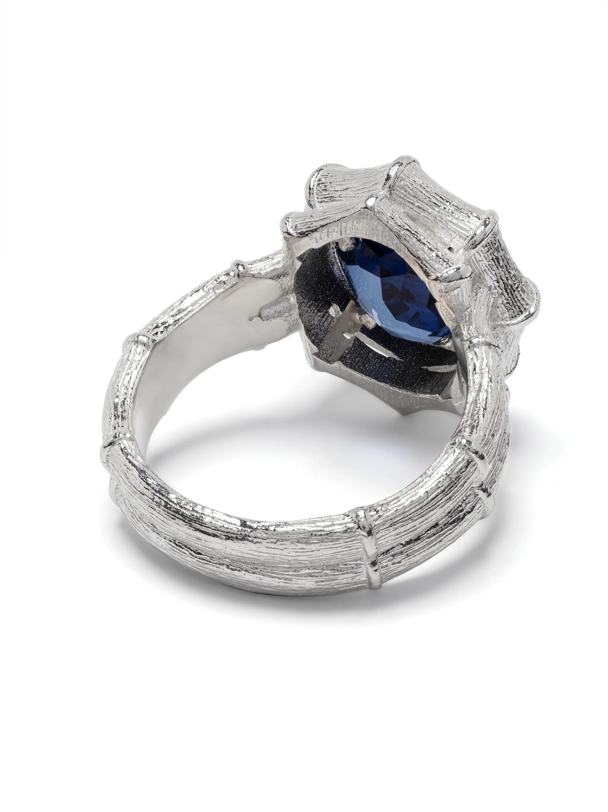 Bound Willow blue sapphire cocktail ring
