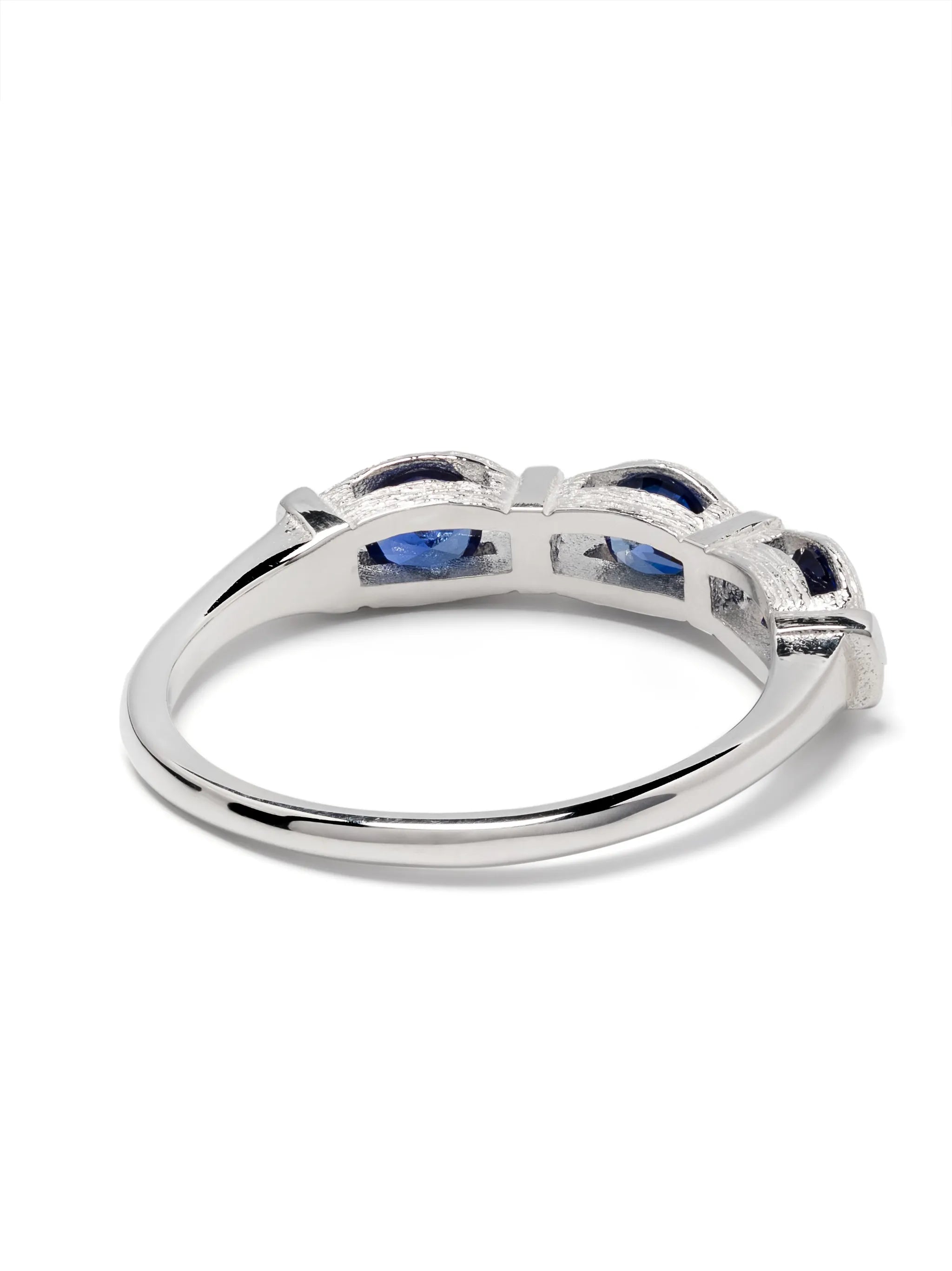 Sacred Oak blue sapphire ring
