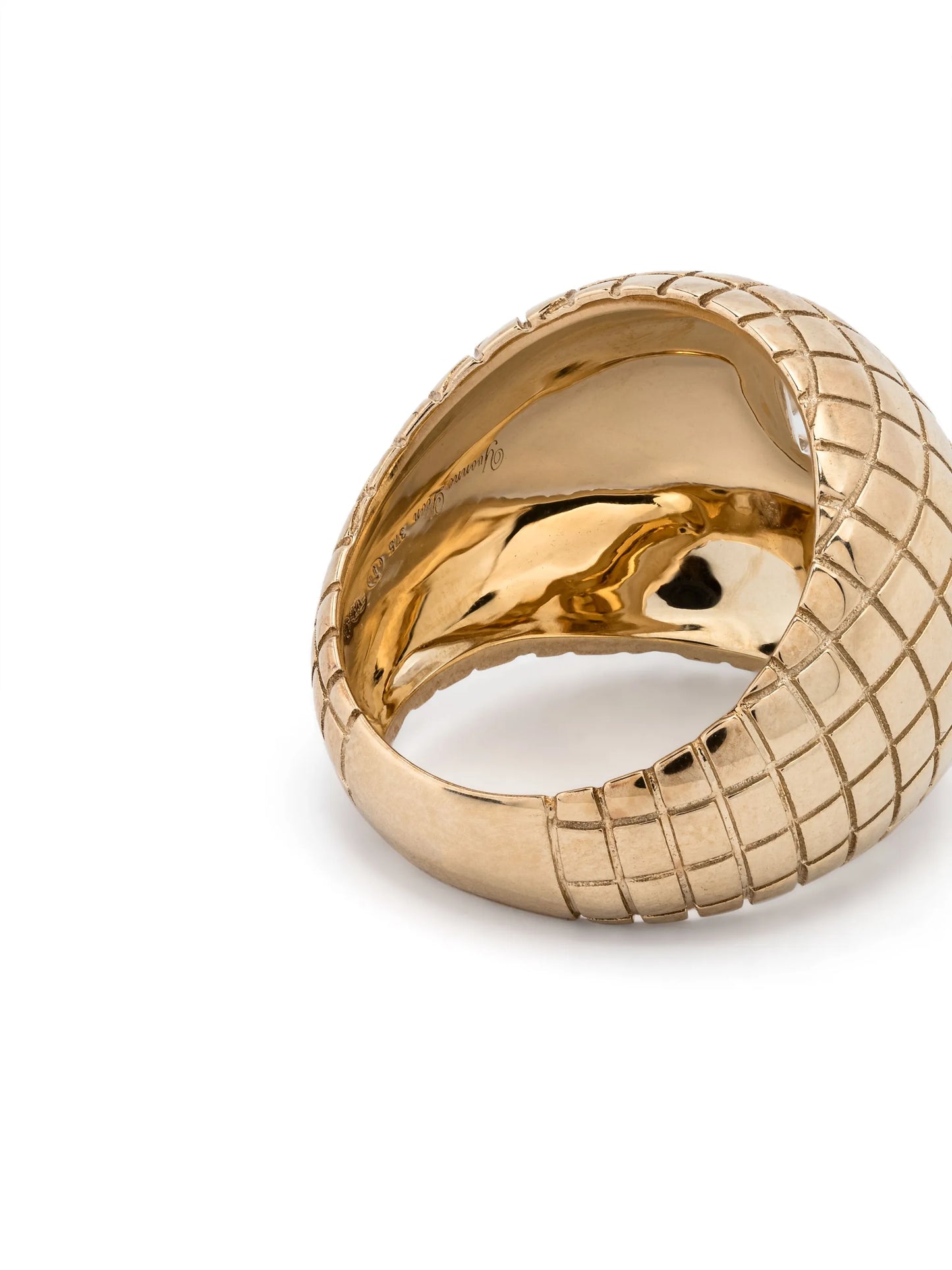 9kt yellow gold Boule Disco ring