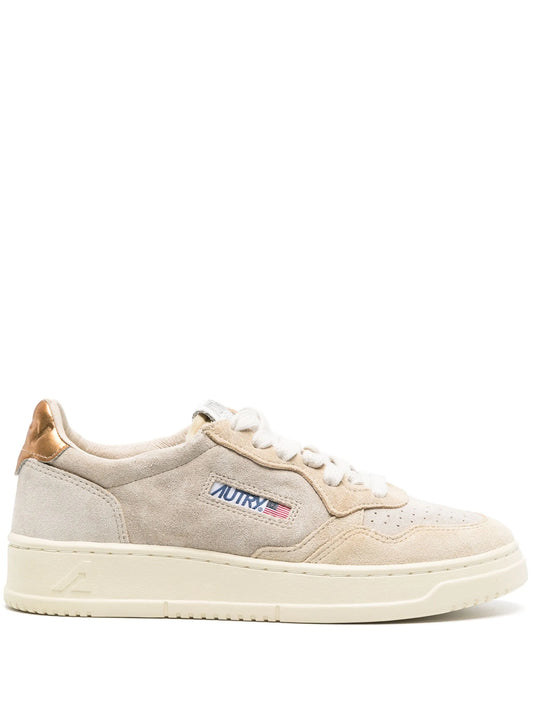 Medalist low-top suede sneakers
