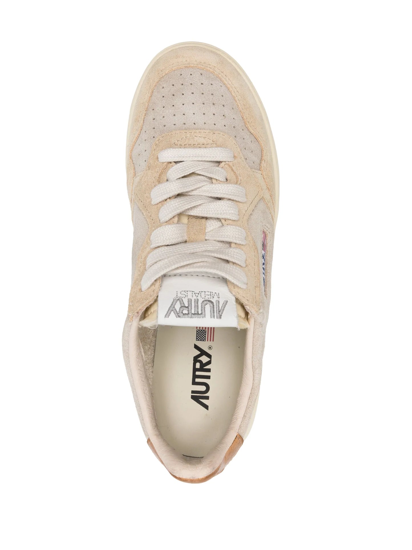Medalist low-top suede sneakers