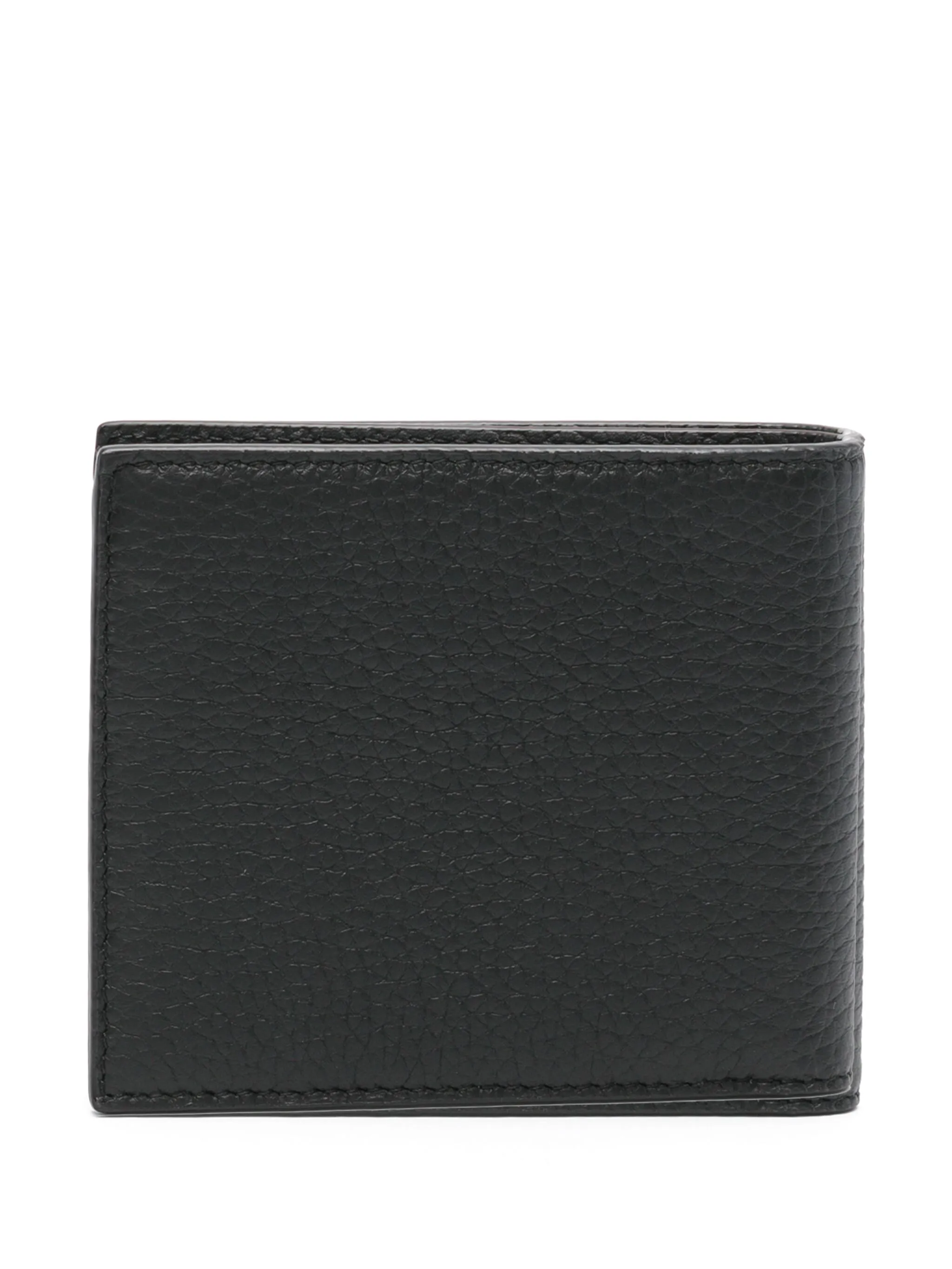 logo-embossed bi-fold wallet