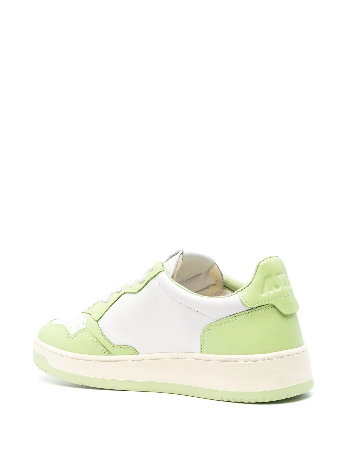 Medalist panelled leather sneakers