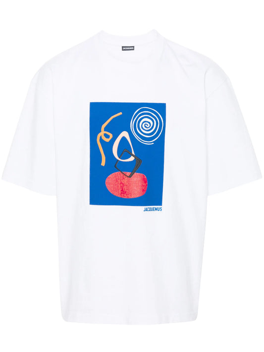 Cuadro abstract-print T-shirt