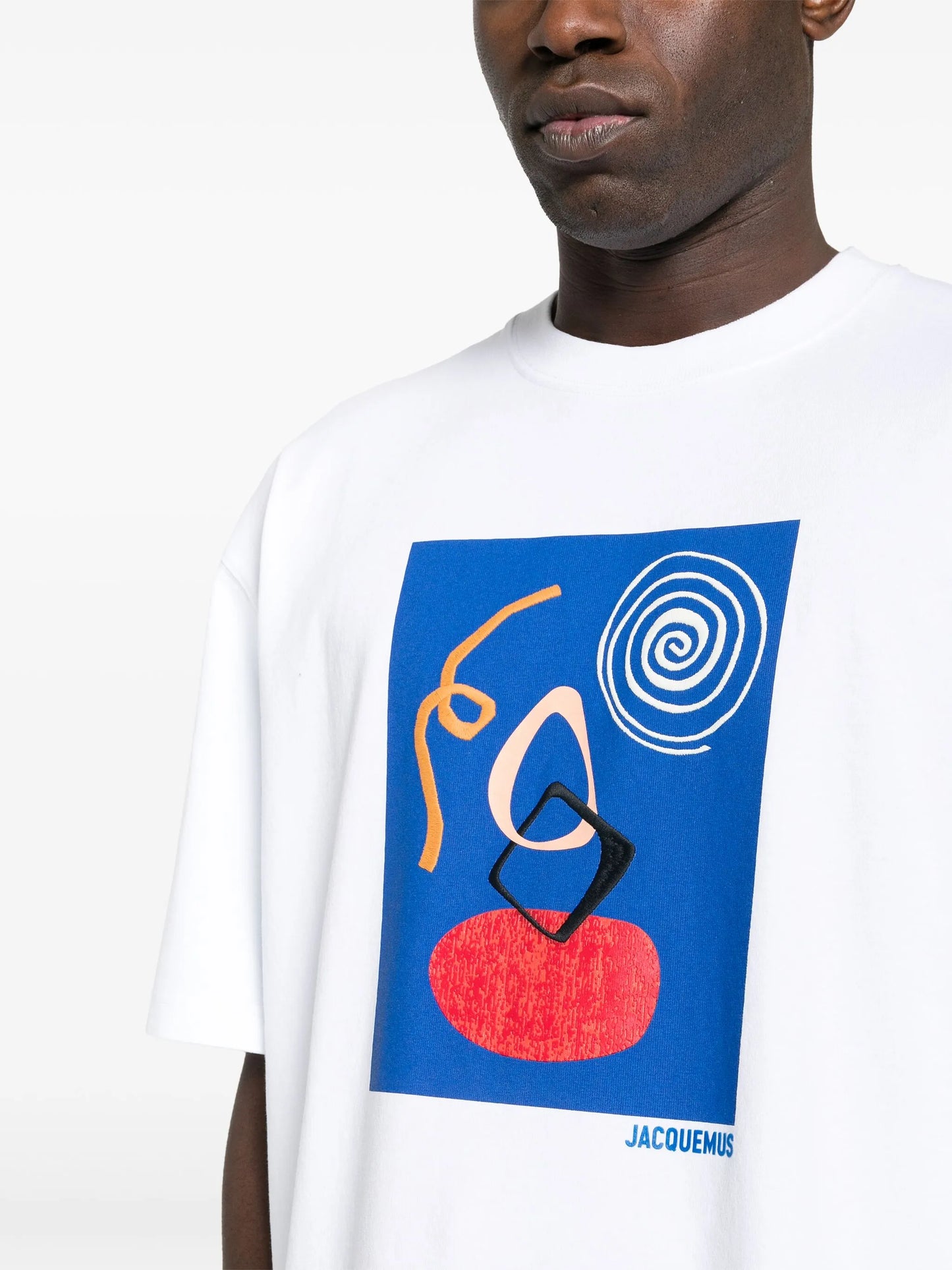 Cuadro abstract-print T-shirt