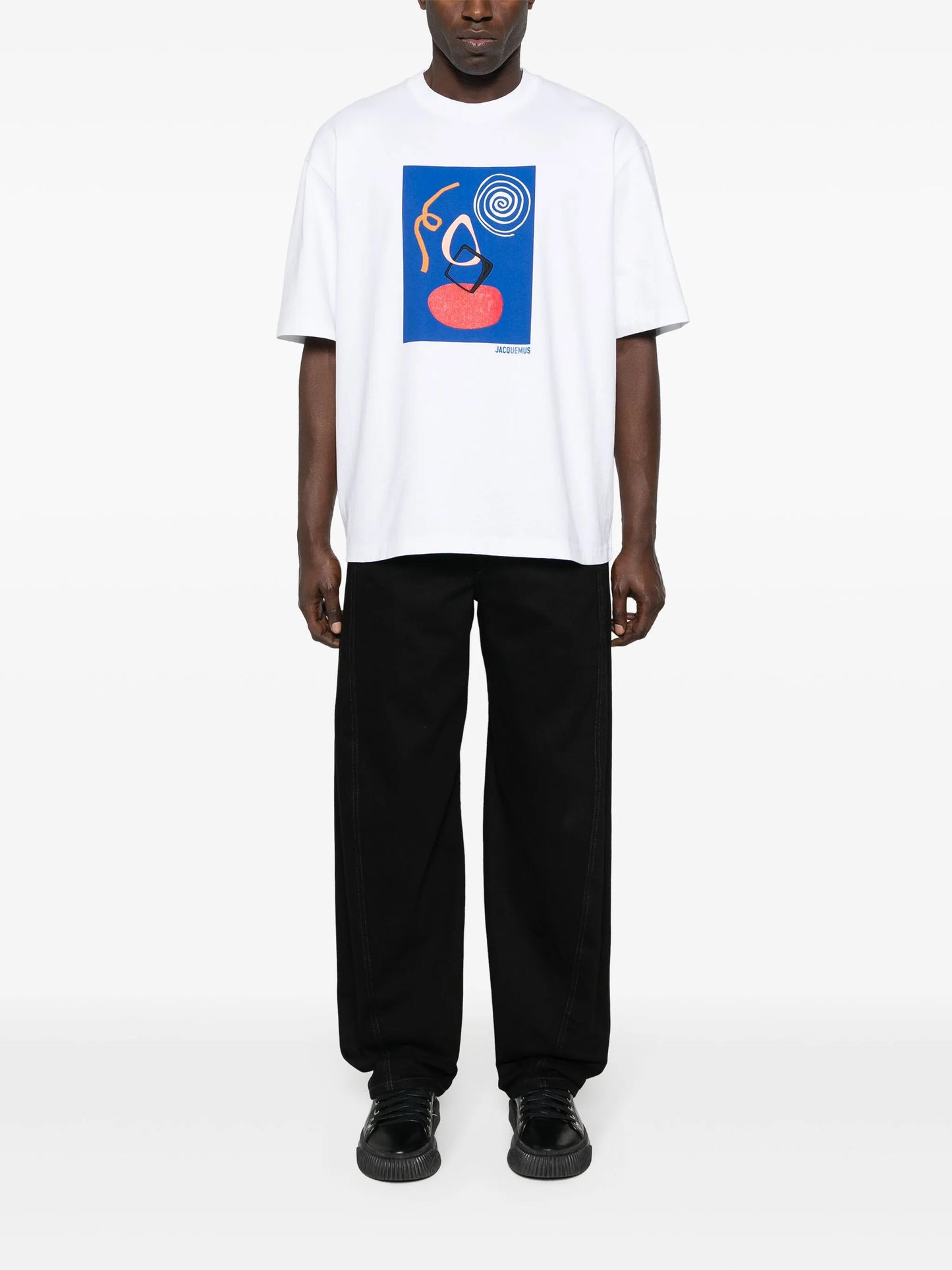 Cuadro abstract-print T-shirt