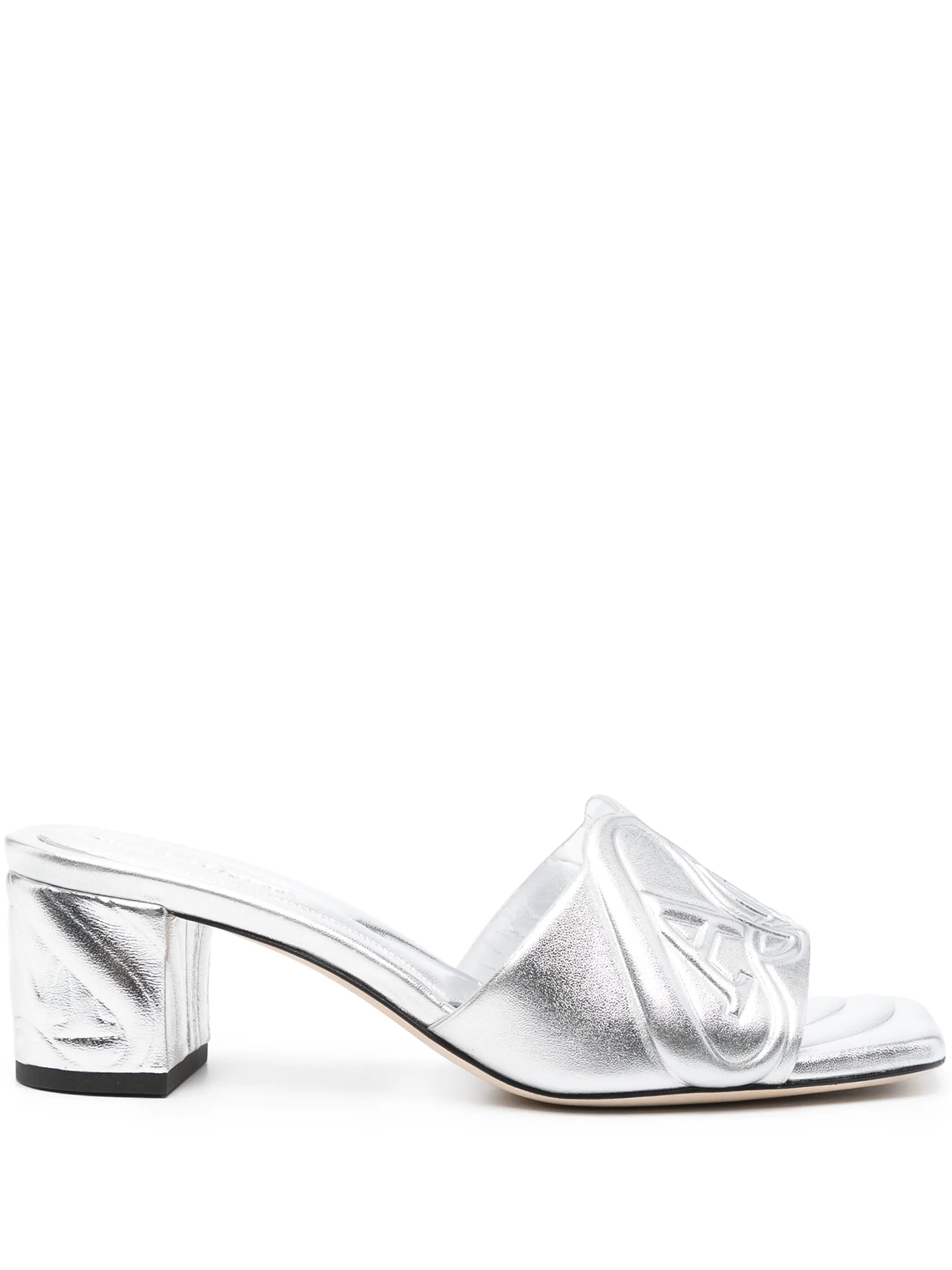 Seal open-toe sandals