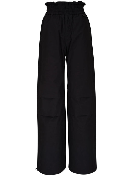 elasticated-waistband trousers