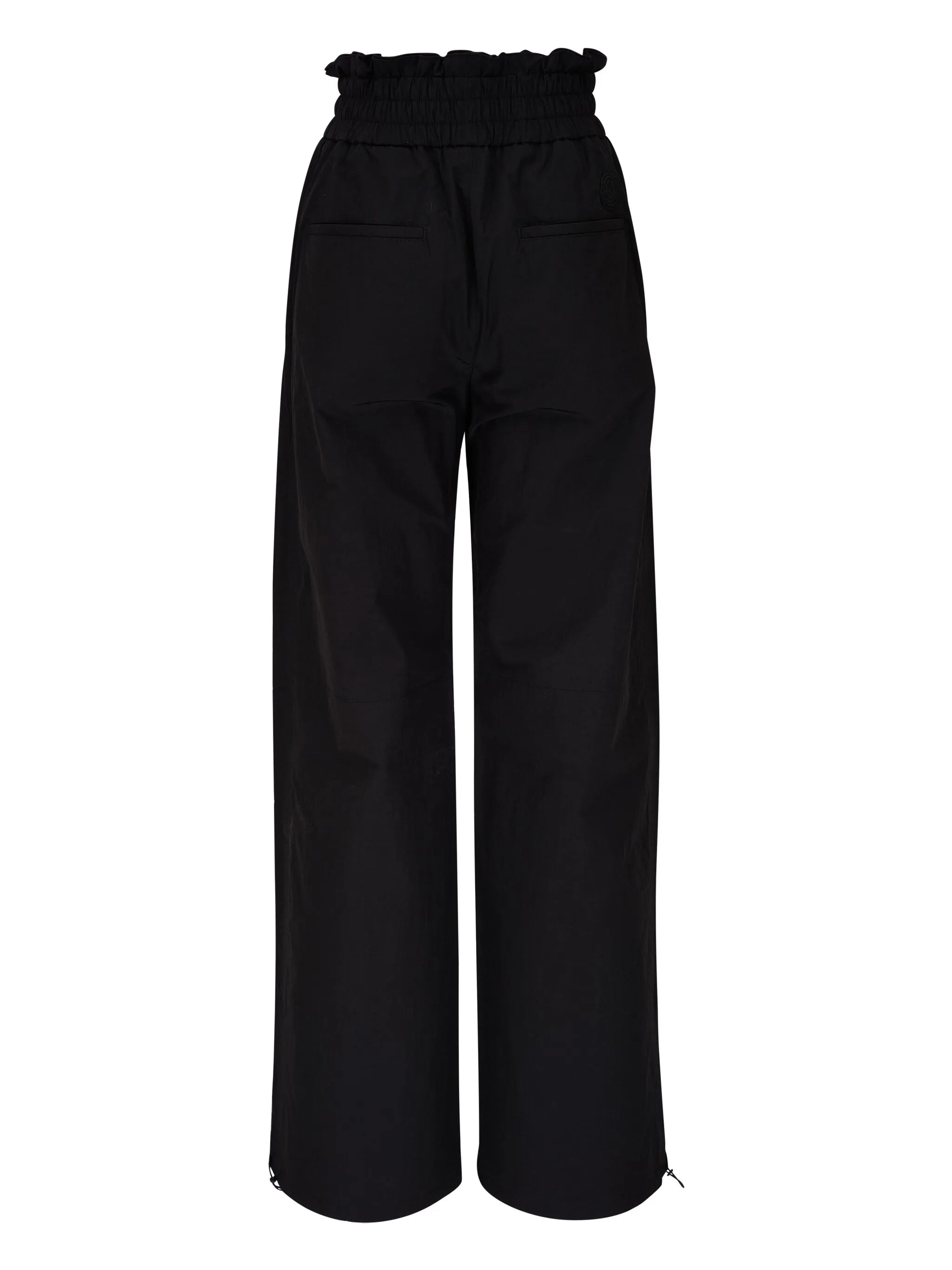 elasticated-waistband trousers