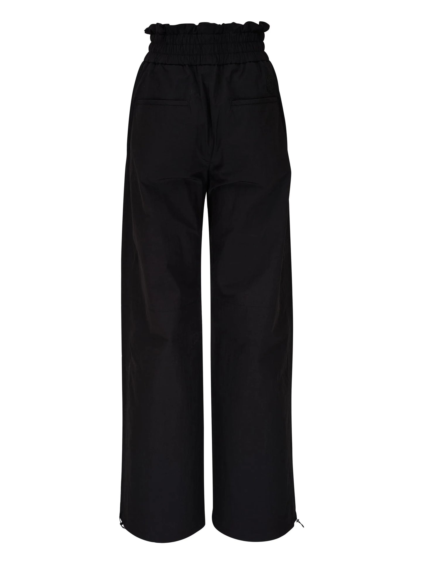 elasticated-waistband trousers