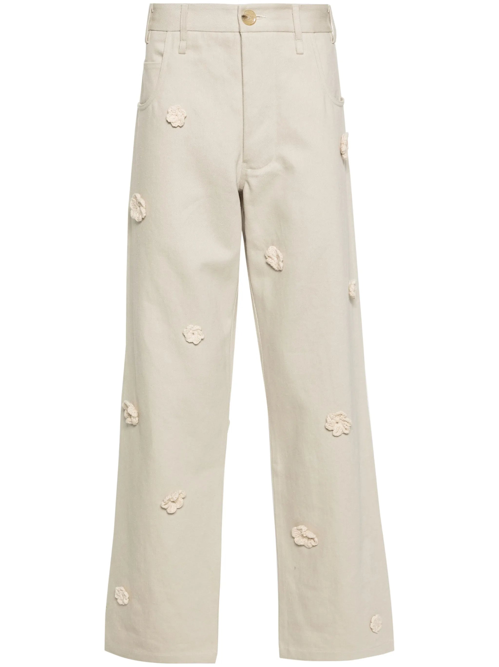 Daisy mid-rise straight-leg jeans