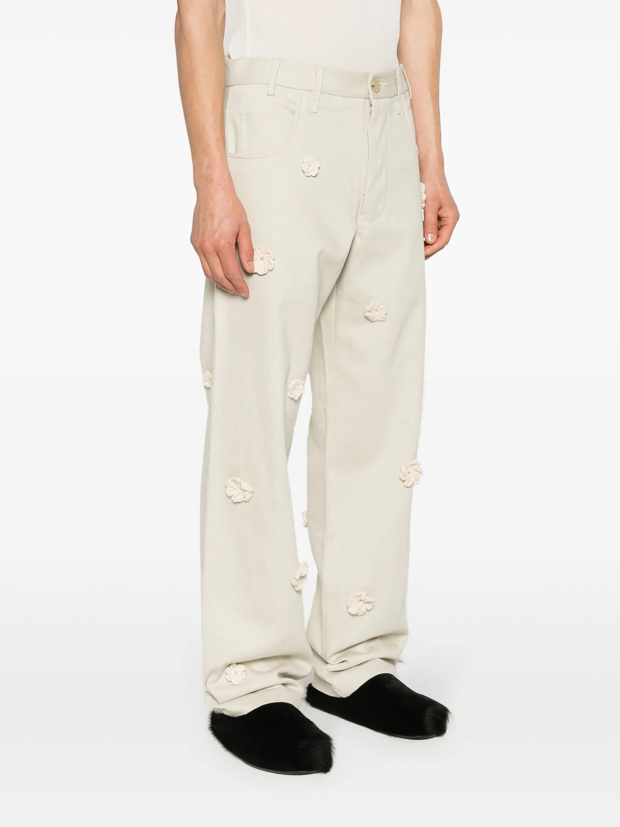 Daisy mid-rise straight-leg jeans