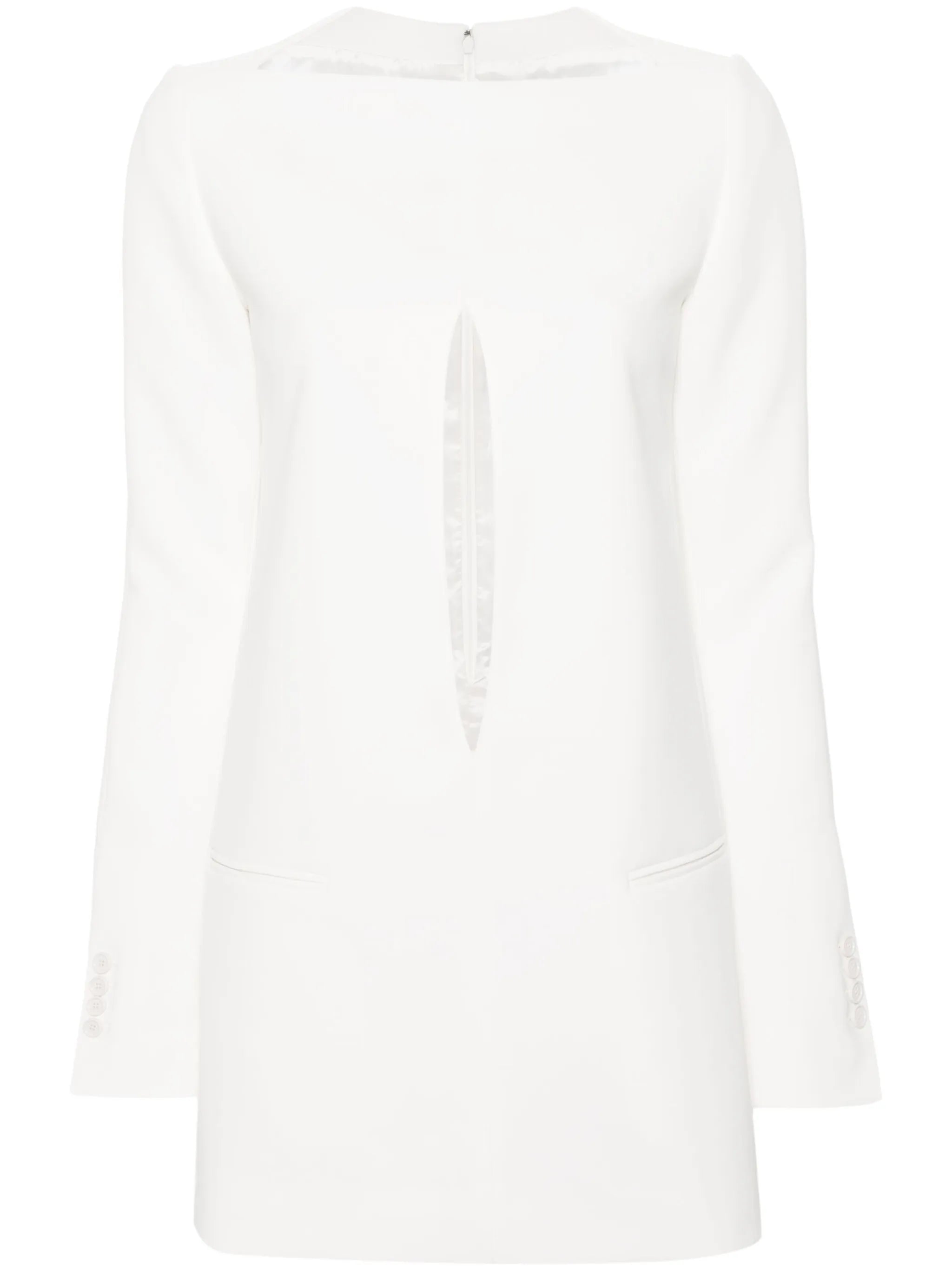 cut-out tailored minidress