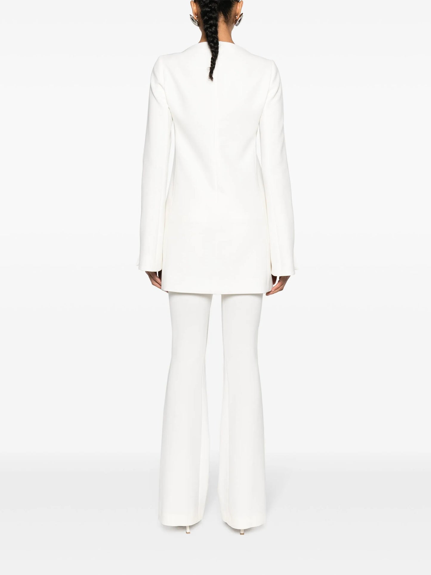 cut-out tailored minidress
