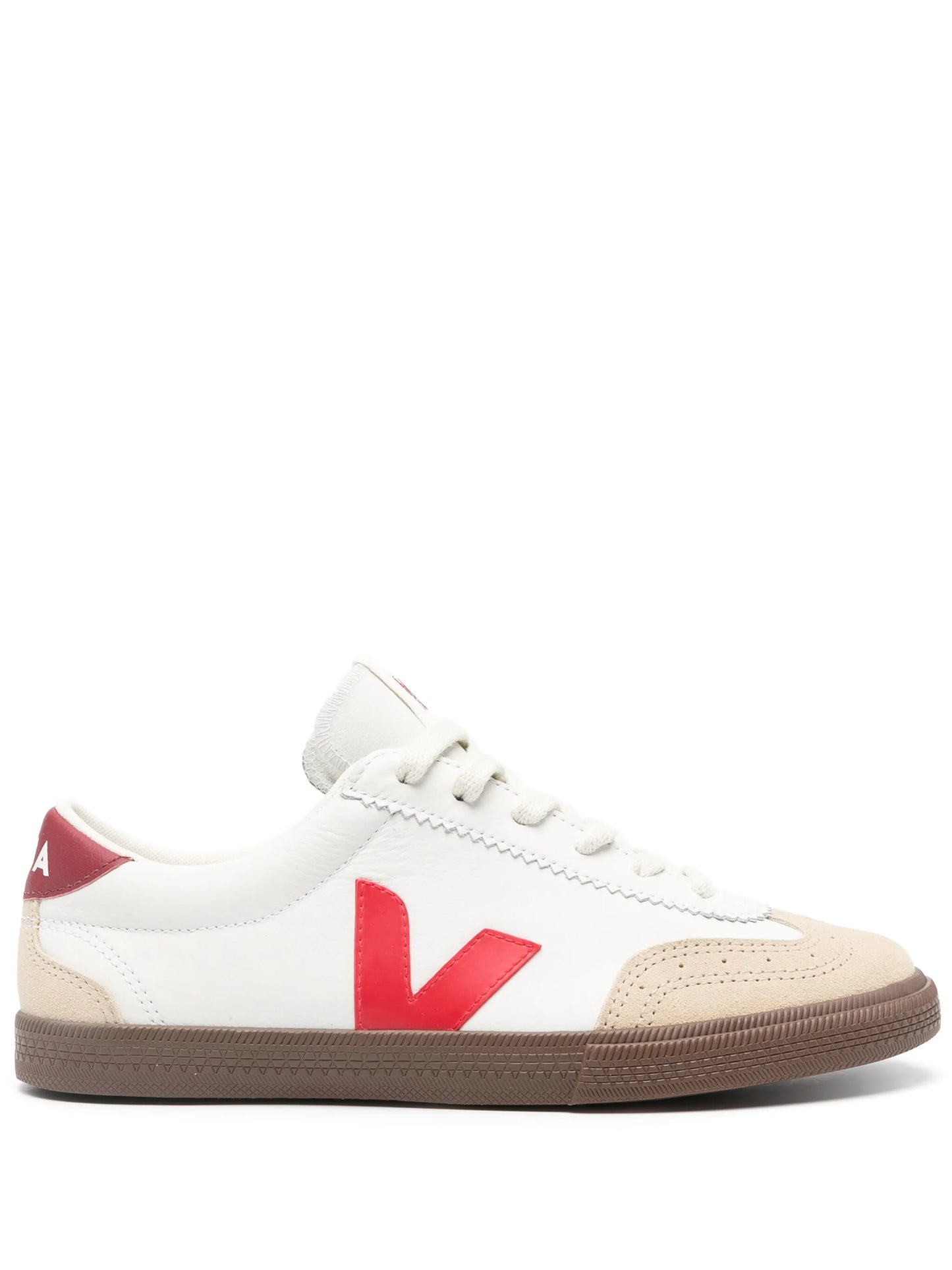 Volley suede-panelled sneakers