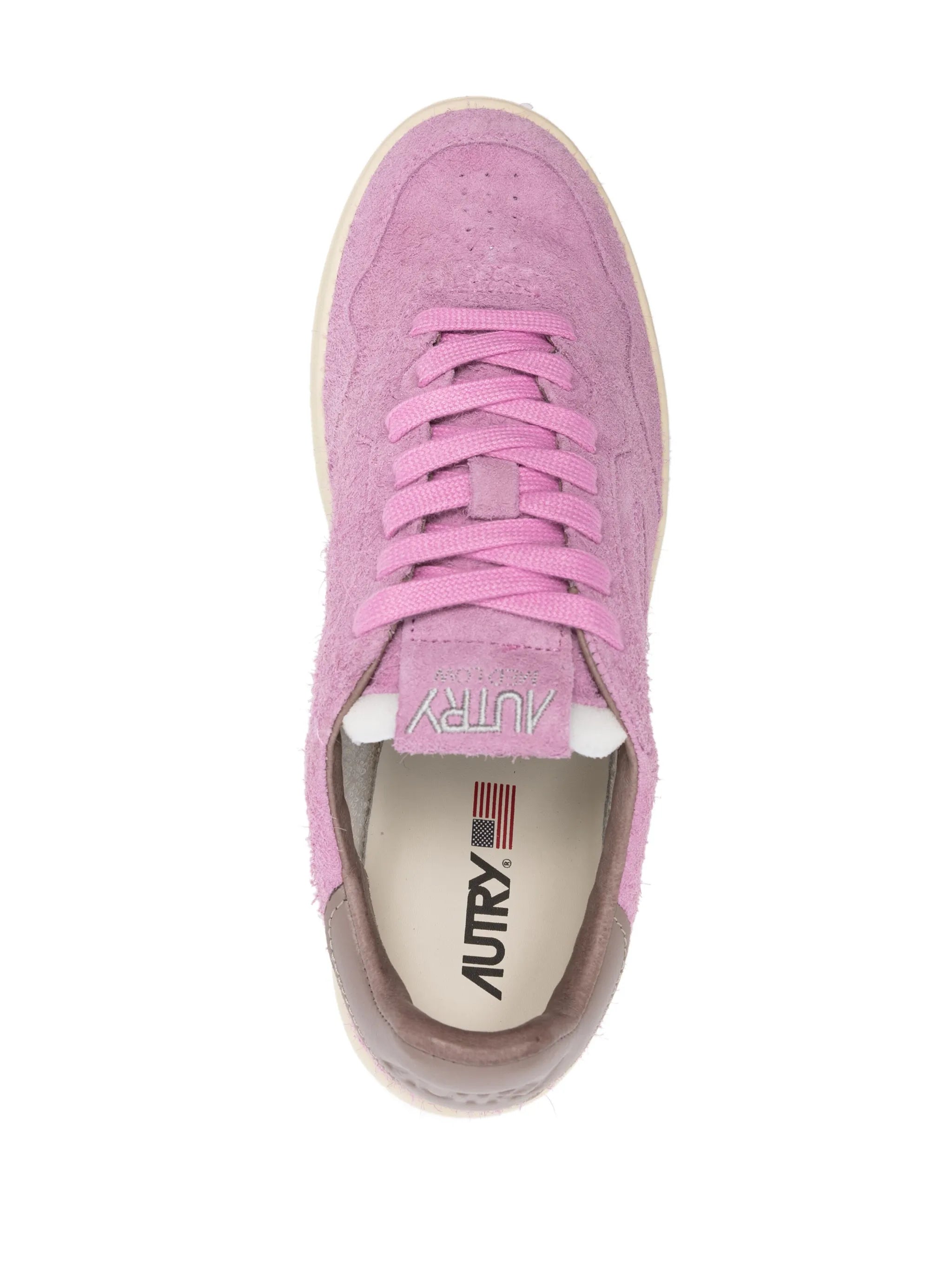 lace-up suede sneakers